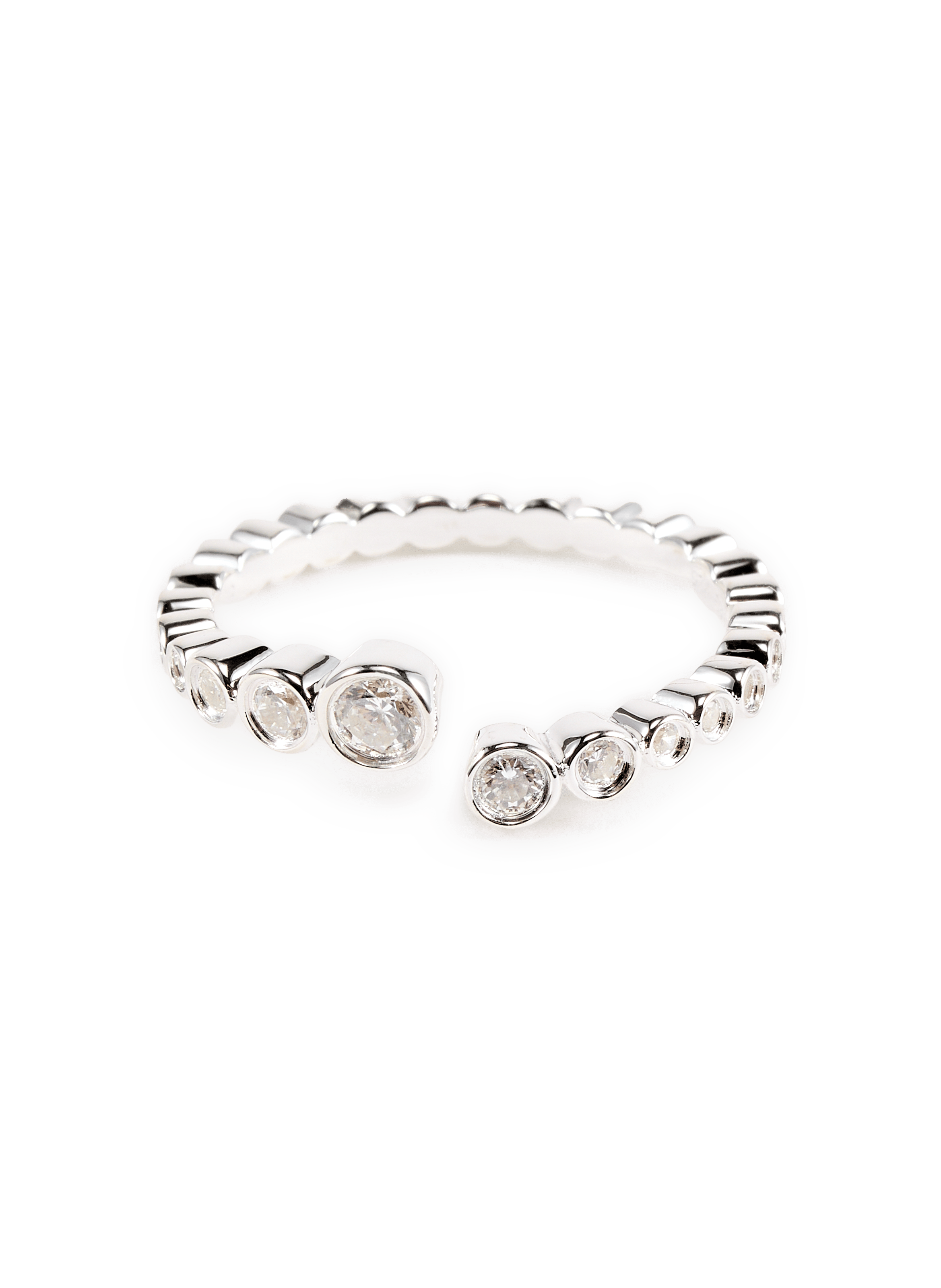 Bague ouverte Orit RAGBAG Argent