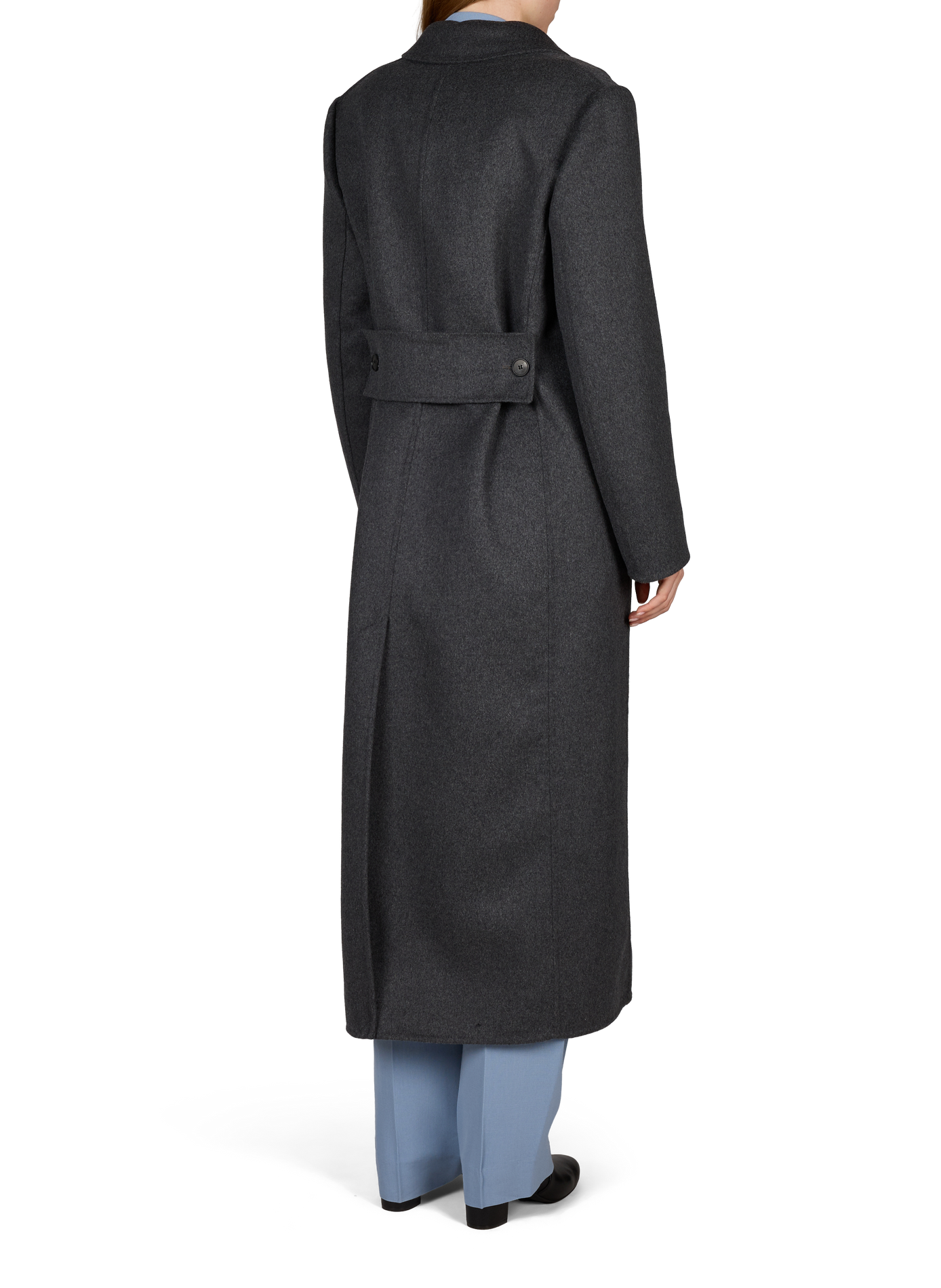 Oversize-Mantel aus Wolle und Kaschmir VICTORIA BECKHAM Grau