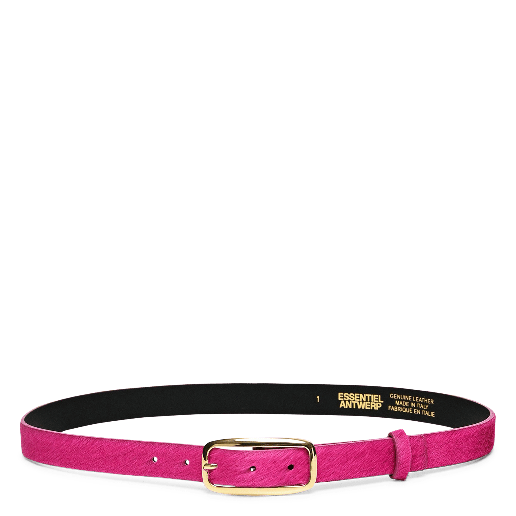 Ceinture en cuir pony klub ESSENTIEL ANTWERP Rose