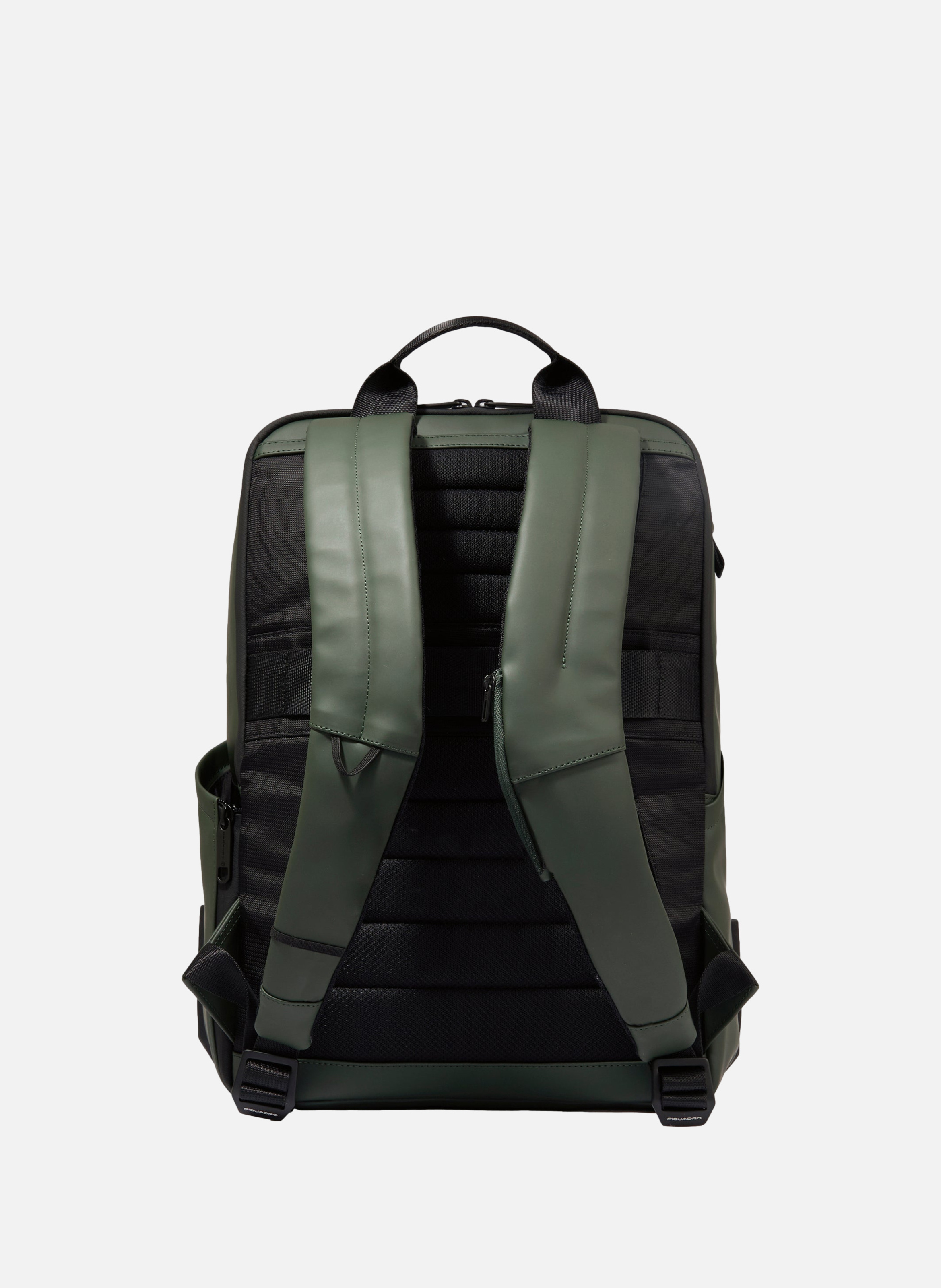 Water resistant computer 15,6" backpack PIQUADRO Green