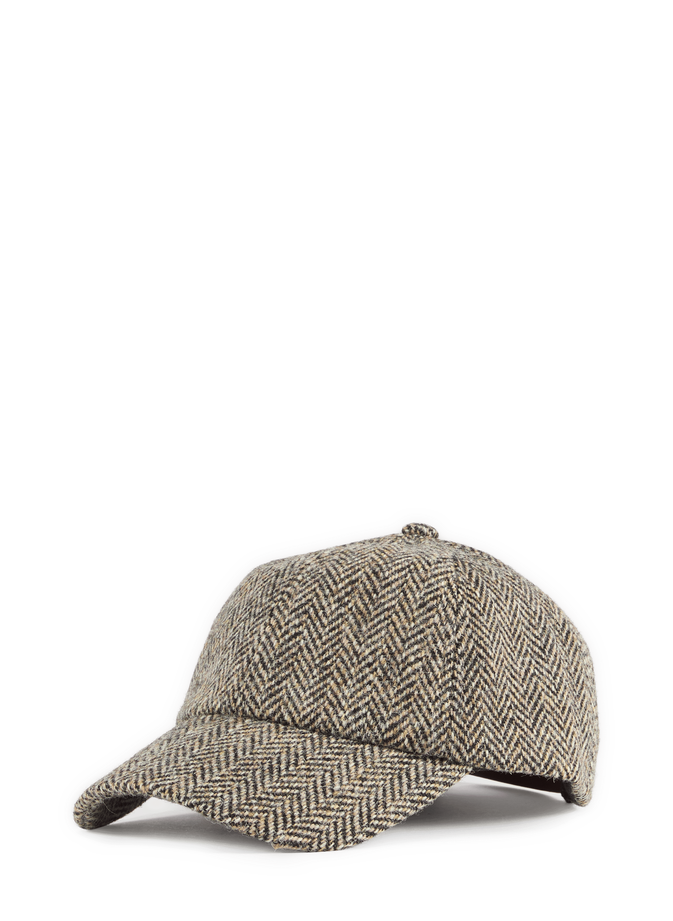 Casquette à chevrons en laine PAUL SMITH Marron