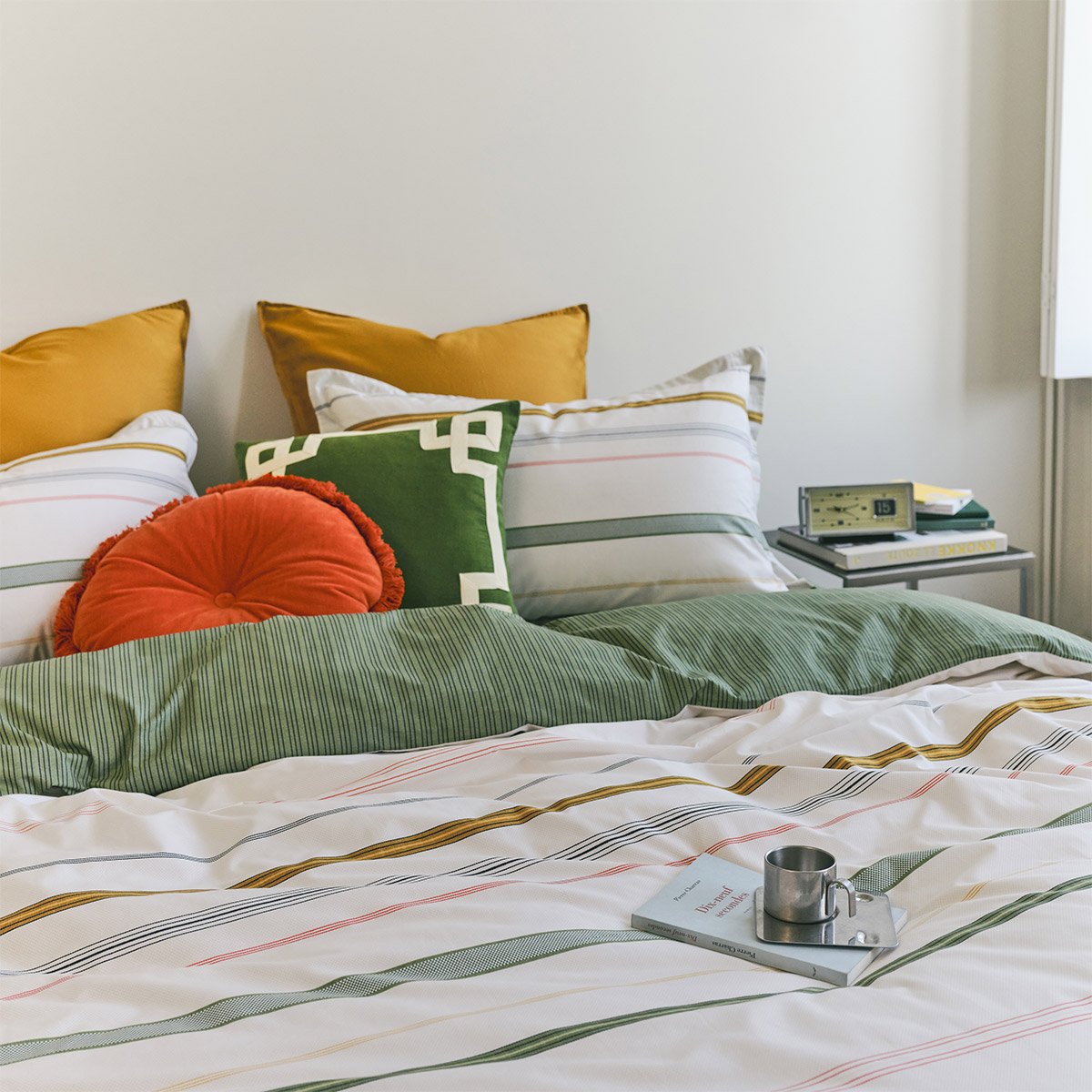 Desforges Desforges Housse de couette en percale de...