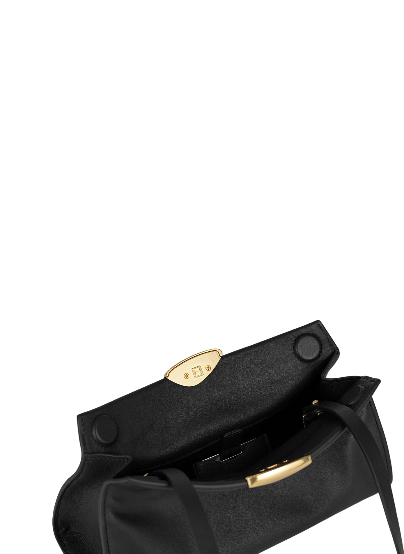 Sac à main Noa Soft en cuir de veau | Noir MAISON MAESTOSO Femme