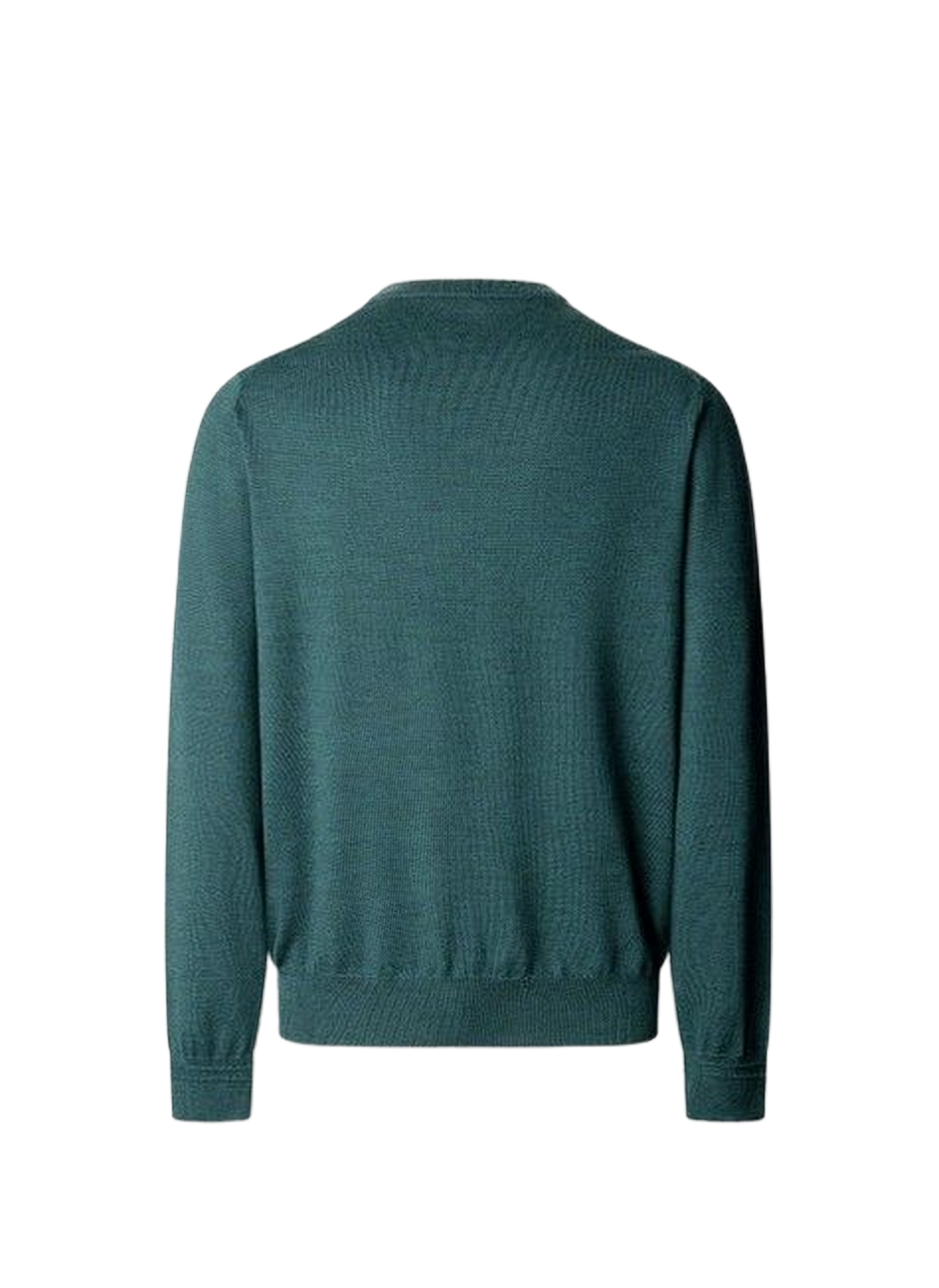 Maglione diritto a collo tondo in lana FACONNABLE Verde