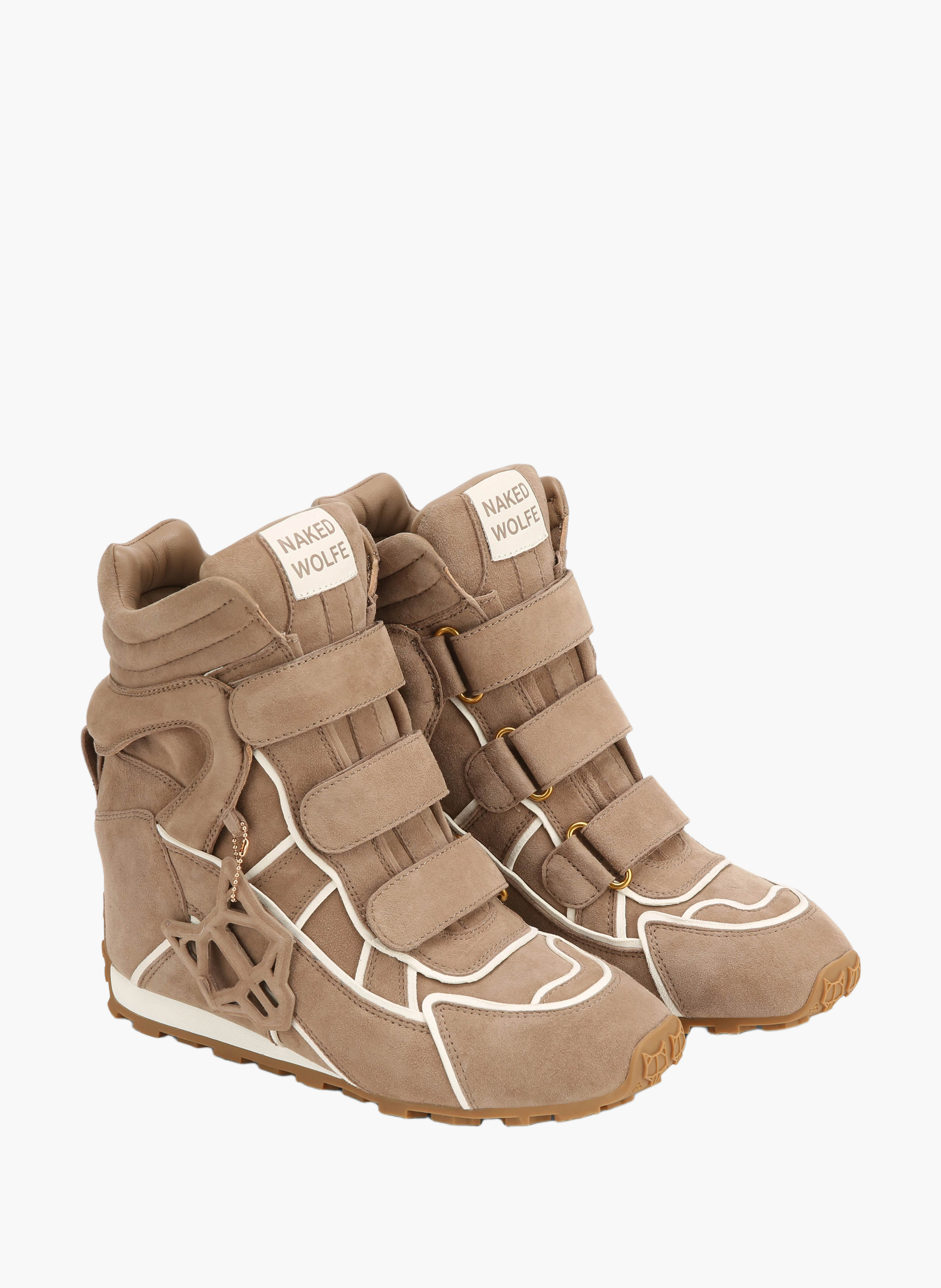 Element sneakers van suède NAKED WOLFE Bruin