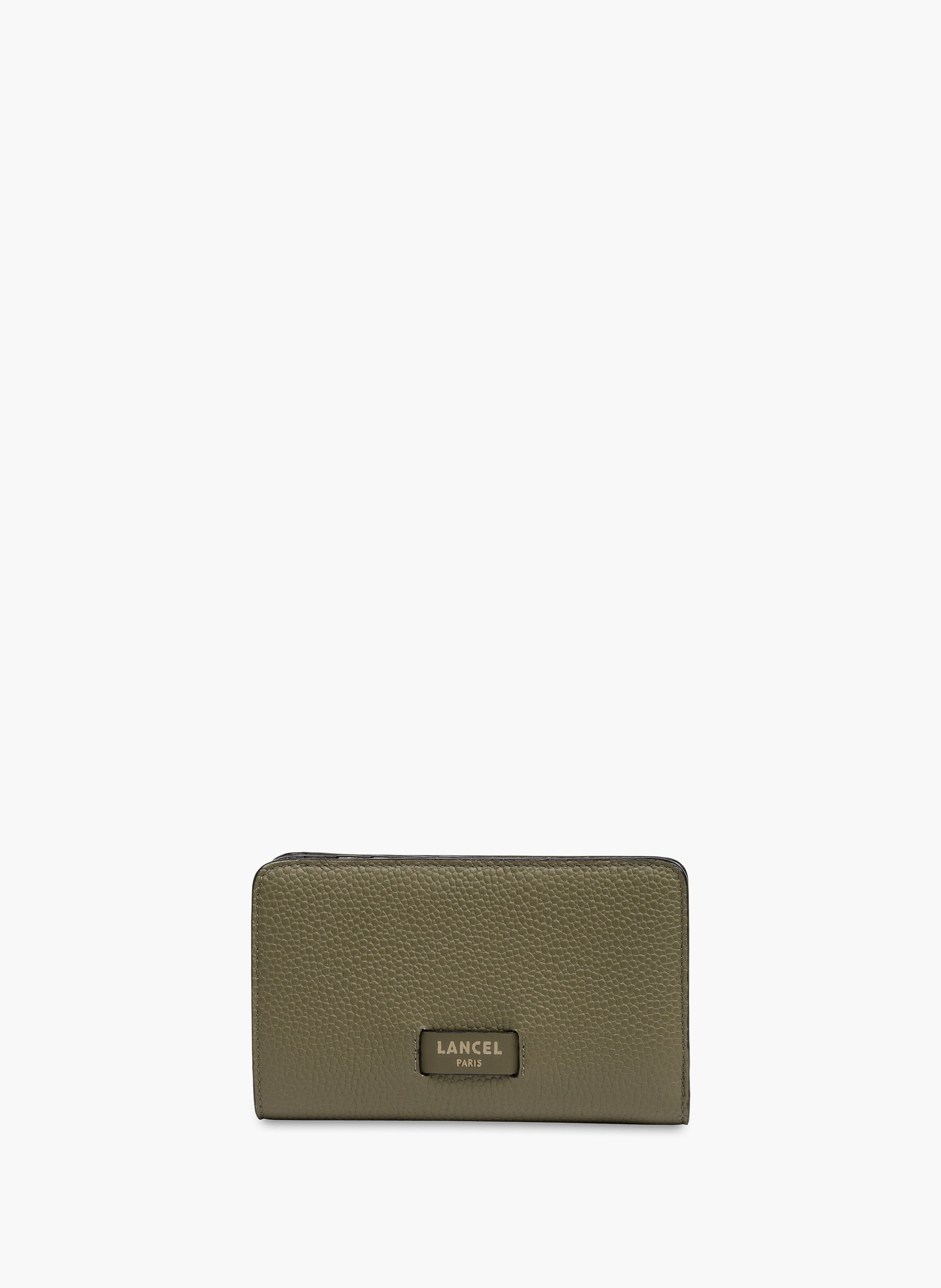 Portefeuille rectangulaire compact ninon de lancel en cuir LANCEL Vert