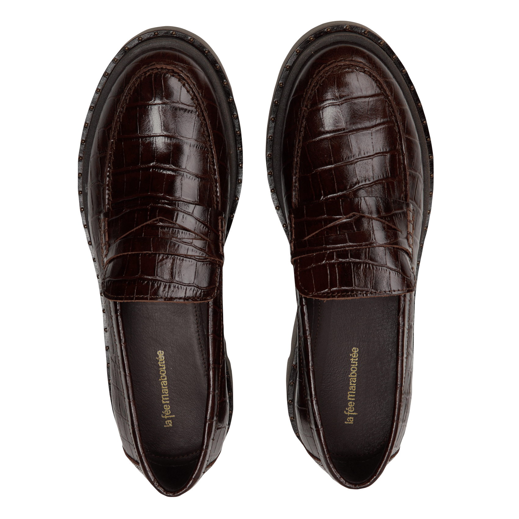 Leren mocassins LA FEE MARABOUTEE Bruin