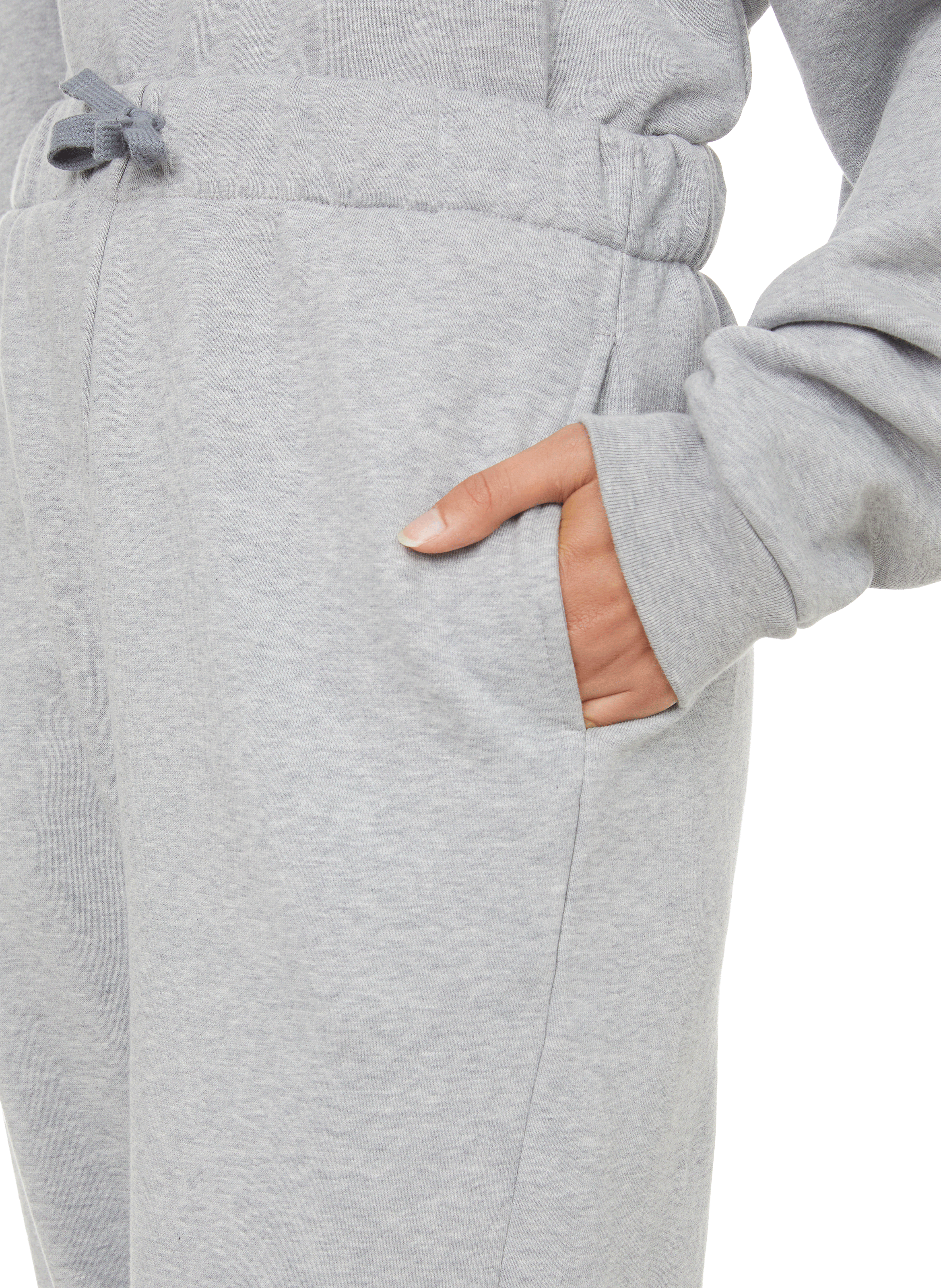 Pantalon de jogging en coton biologique THE SOCIAL SUNDAY Gris