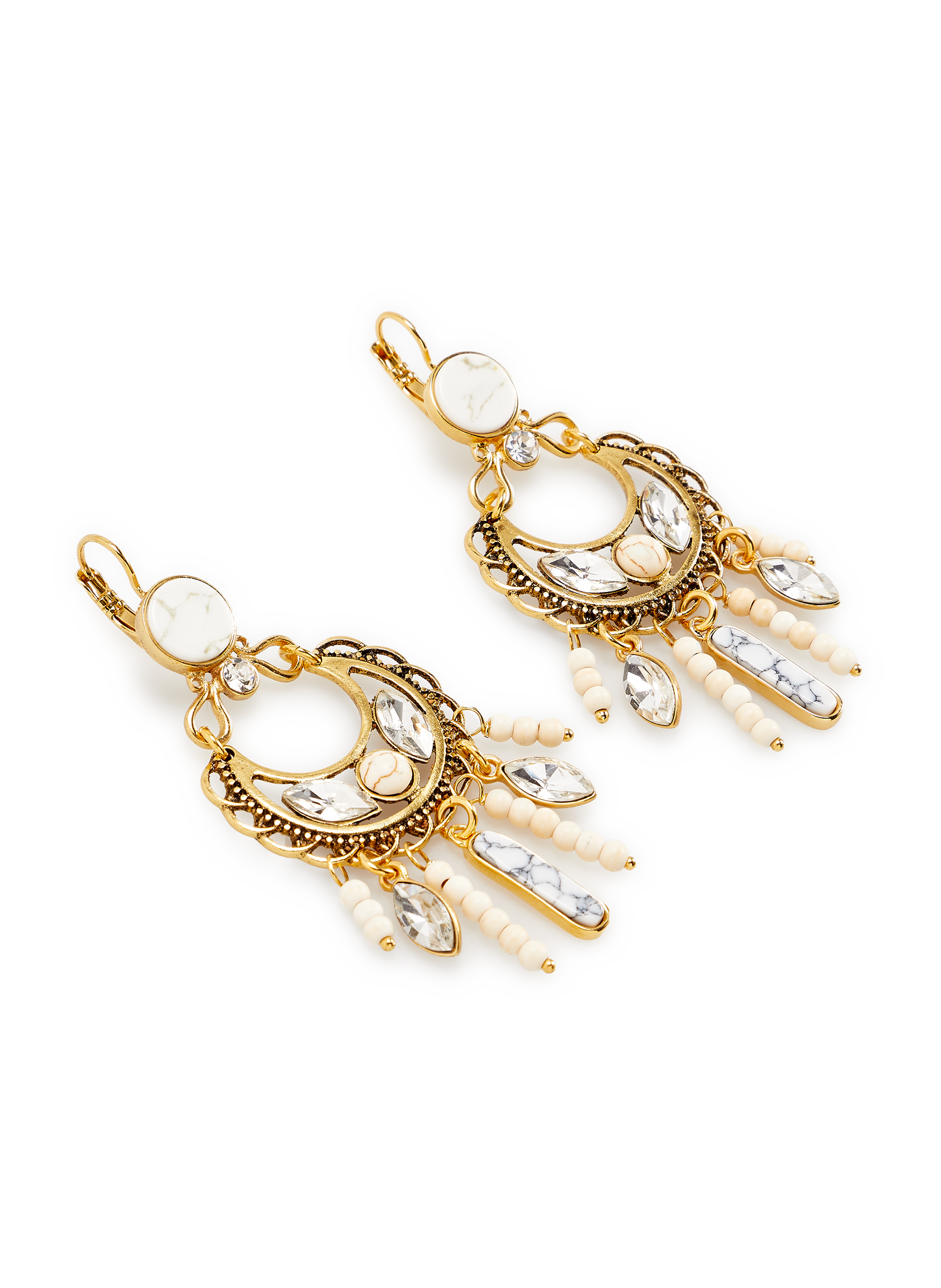 Boucles d'oreille Perles Indian