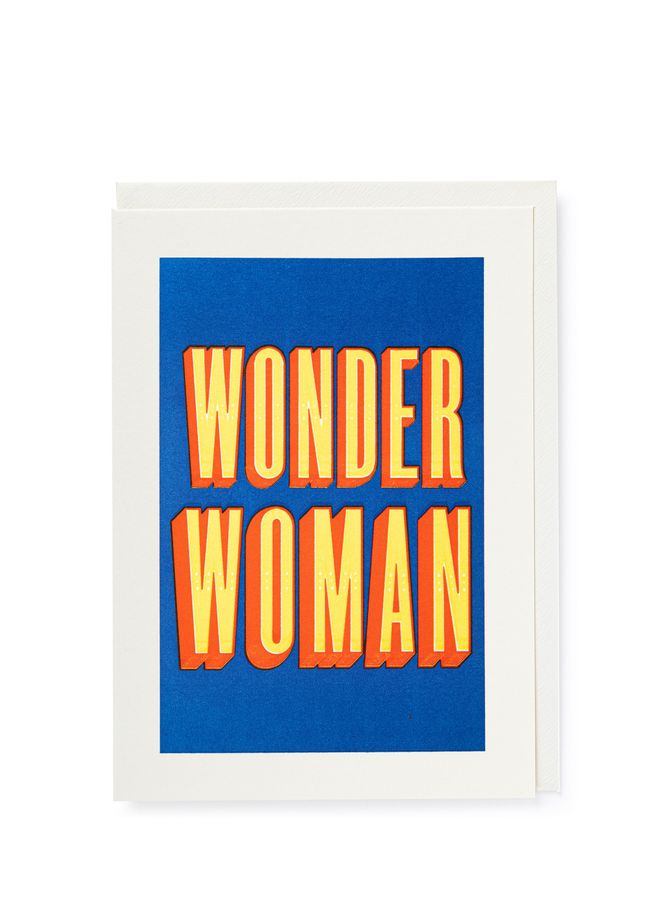 Wonder Woman card ARCHIVIST GALLERY