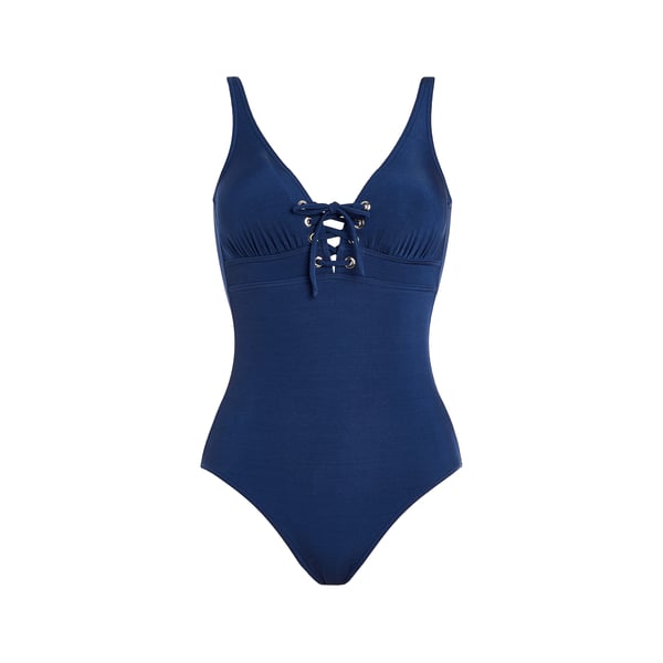 Janine Robin Allure One-piece Swimsuit In Blue