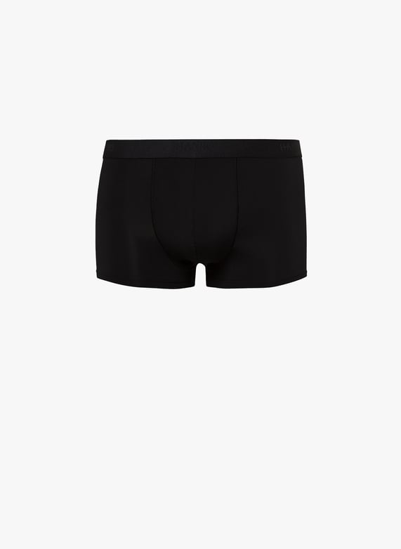 Plain polyamide boxers Black Hanro Men