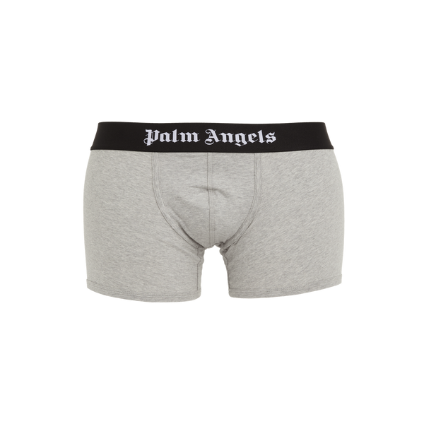 Palm Angels Set Of Three Boxers In Grey