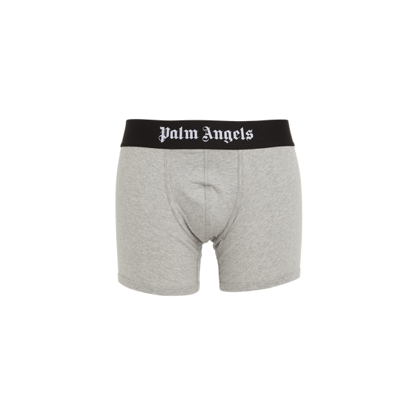 Palm Angels Set Of Three Boxers In Grey