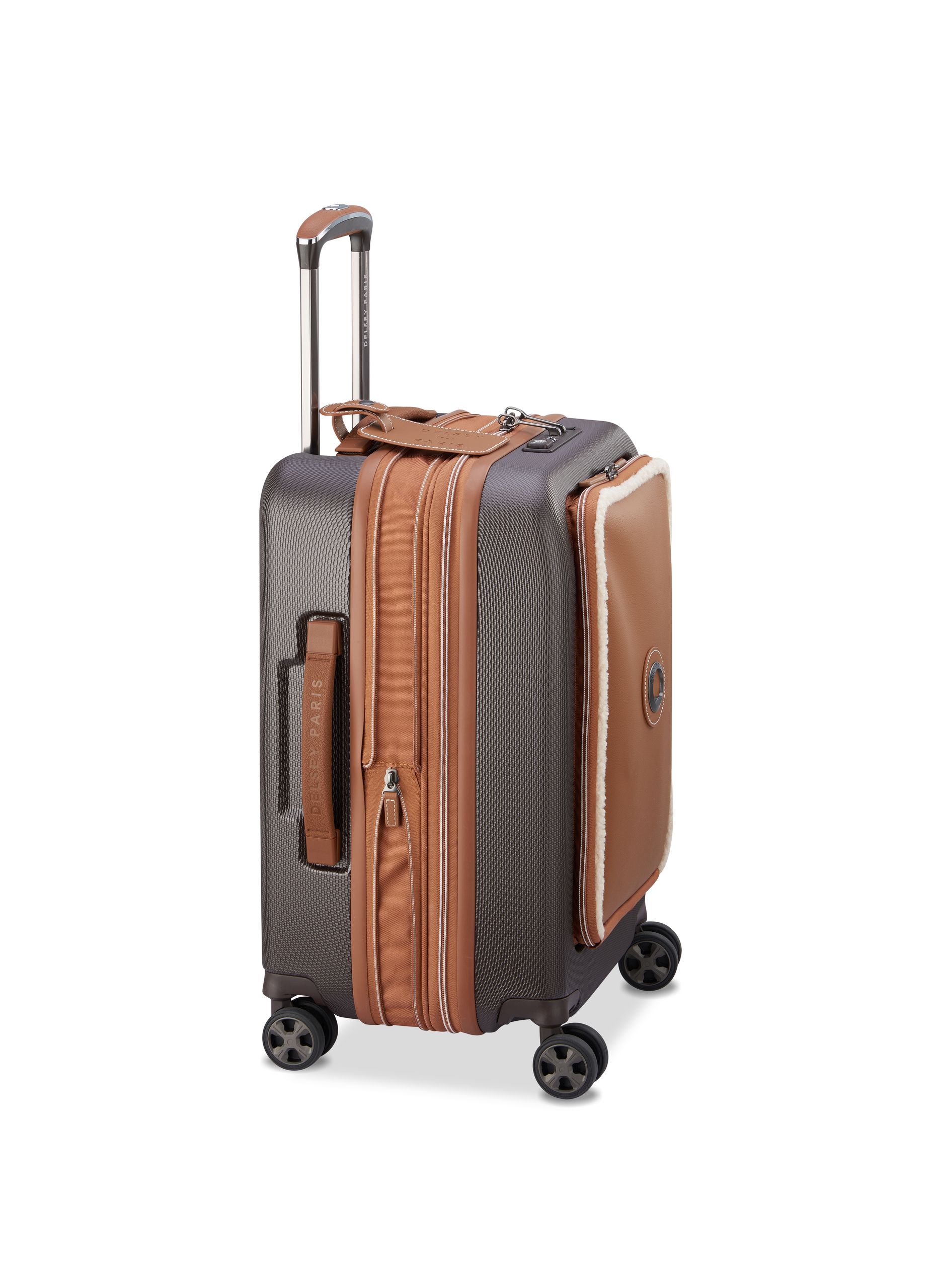 Valise cabine rigide taille s - chatelet air 2.0 DELSEY PARIS Marron