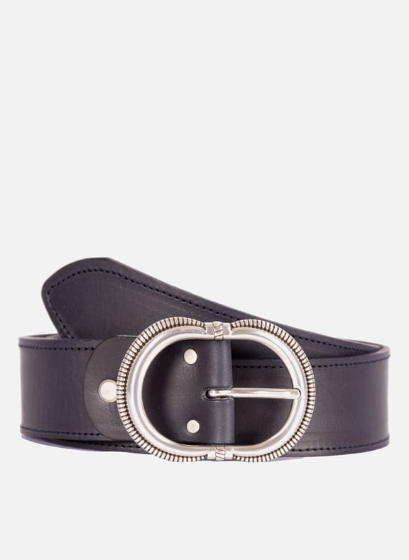 Ceinture camargue cuir Bleu by JULES & JENN JULES & JENN Ceinture camargue cuir Bleu