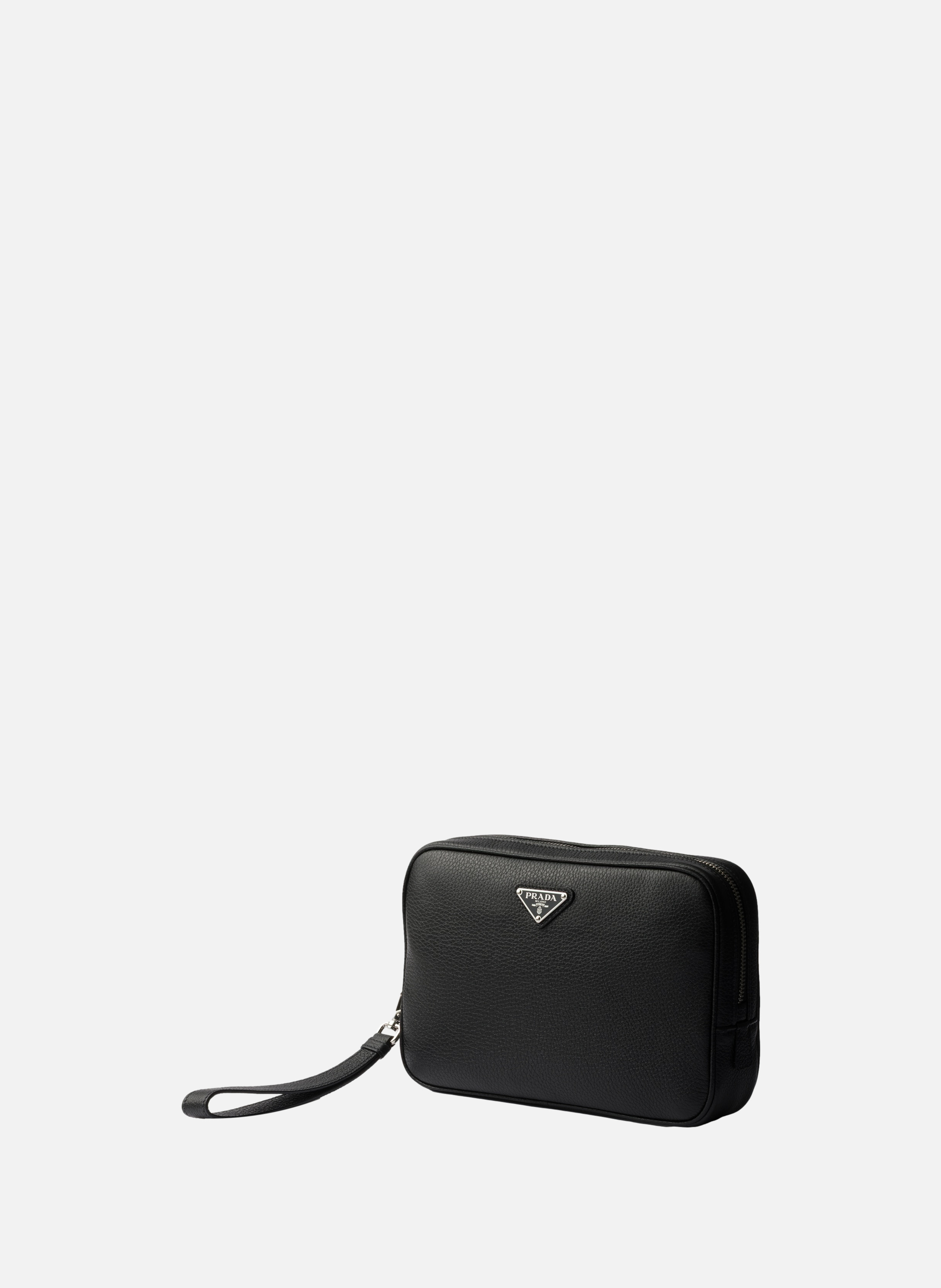 Pochette en cuir PRADA Noir