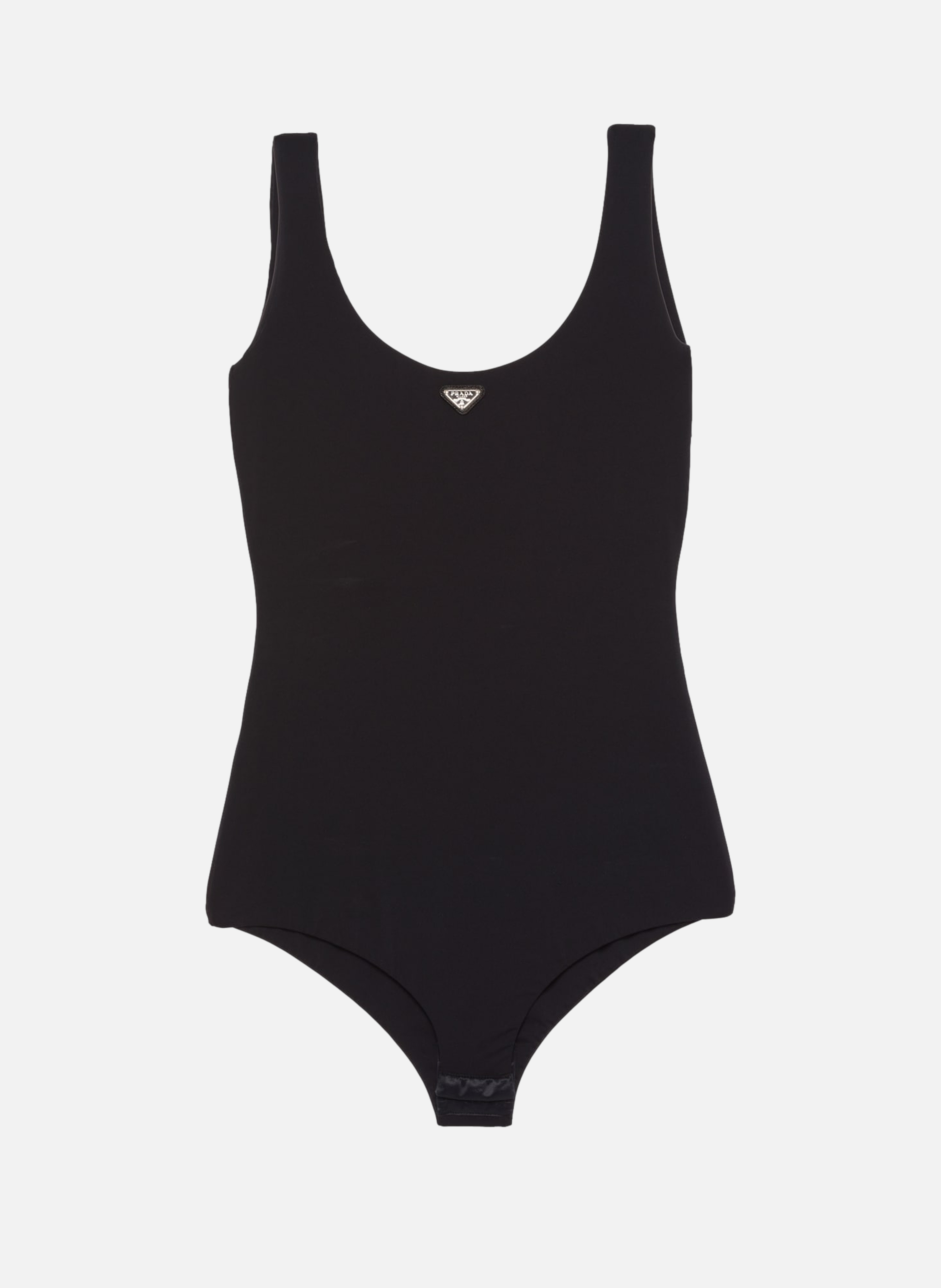 Body en jersey stretch PRADA Noir