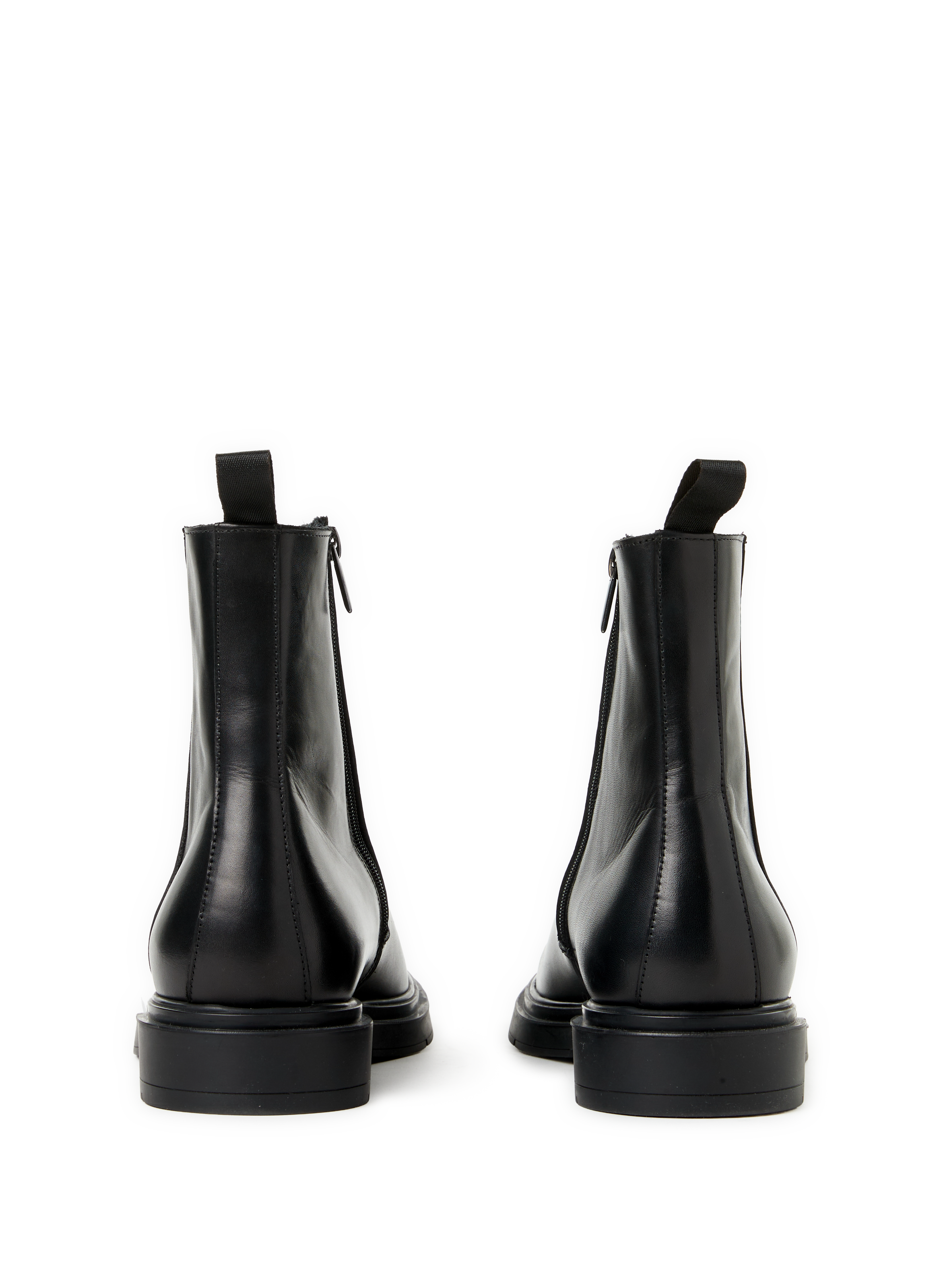 Beaipr ankle boots in calfskin leather SAISON 1865 Black