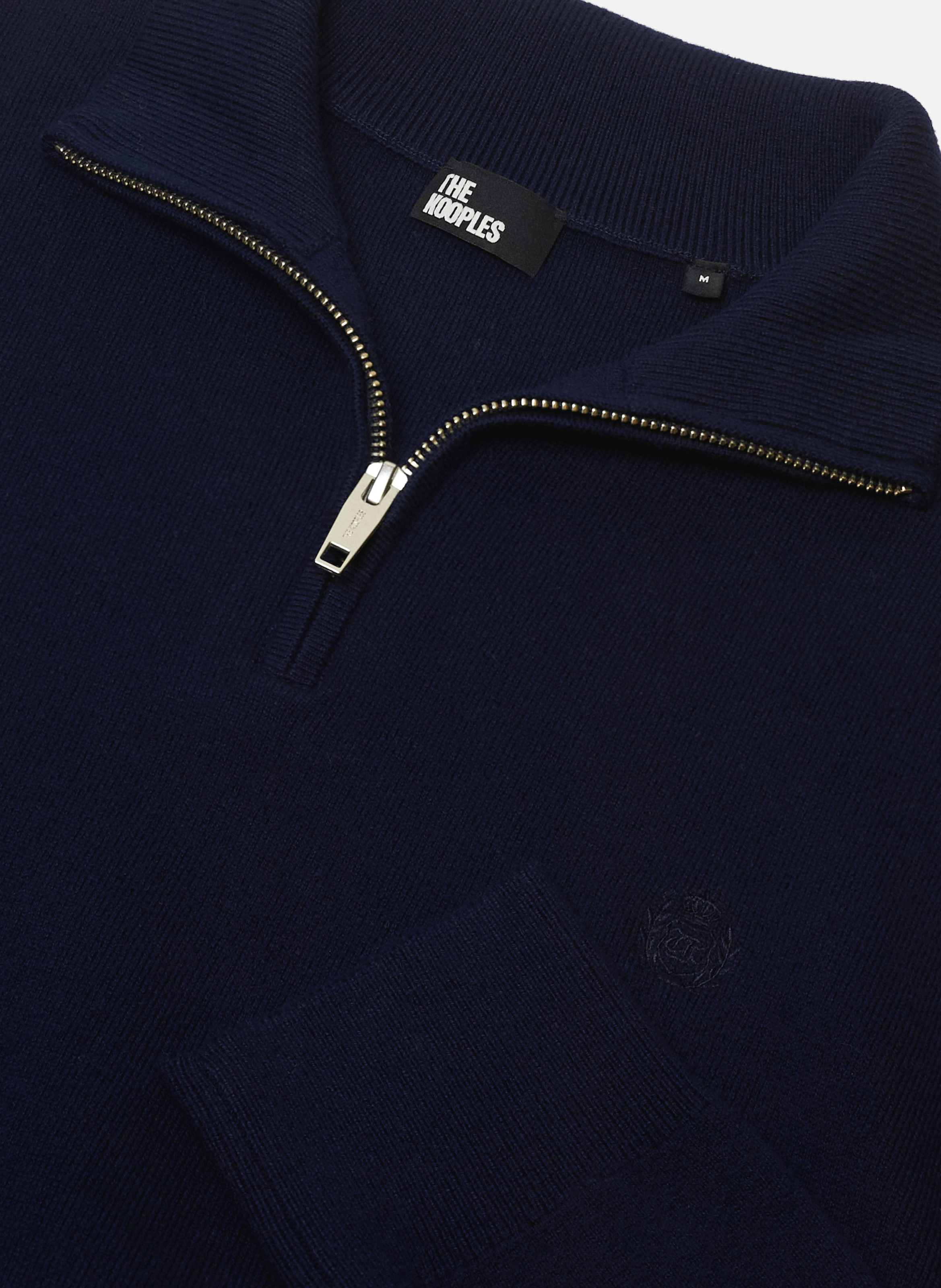 Pull col camionneur double face THE KOOPLES Bleu