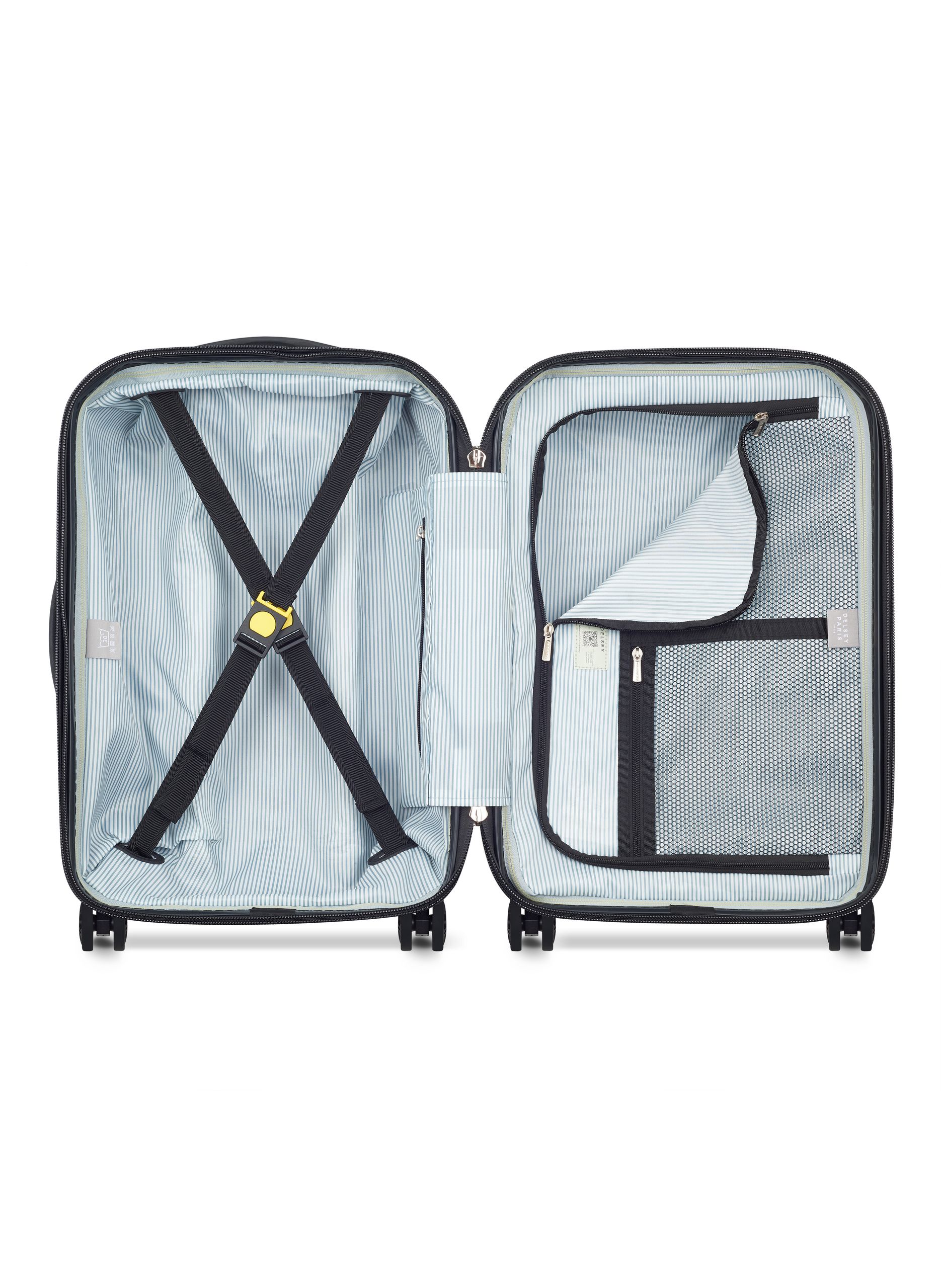 Valise cabine rigide taille s - karat 2.0 DELSEY PARIS Jaune