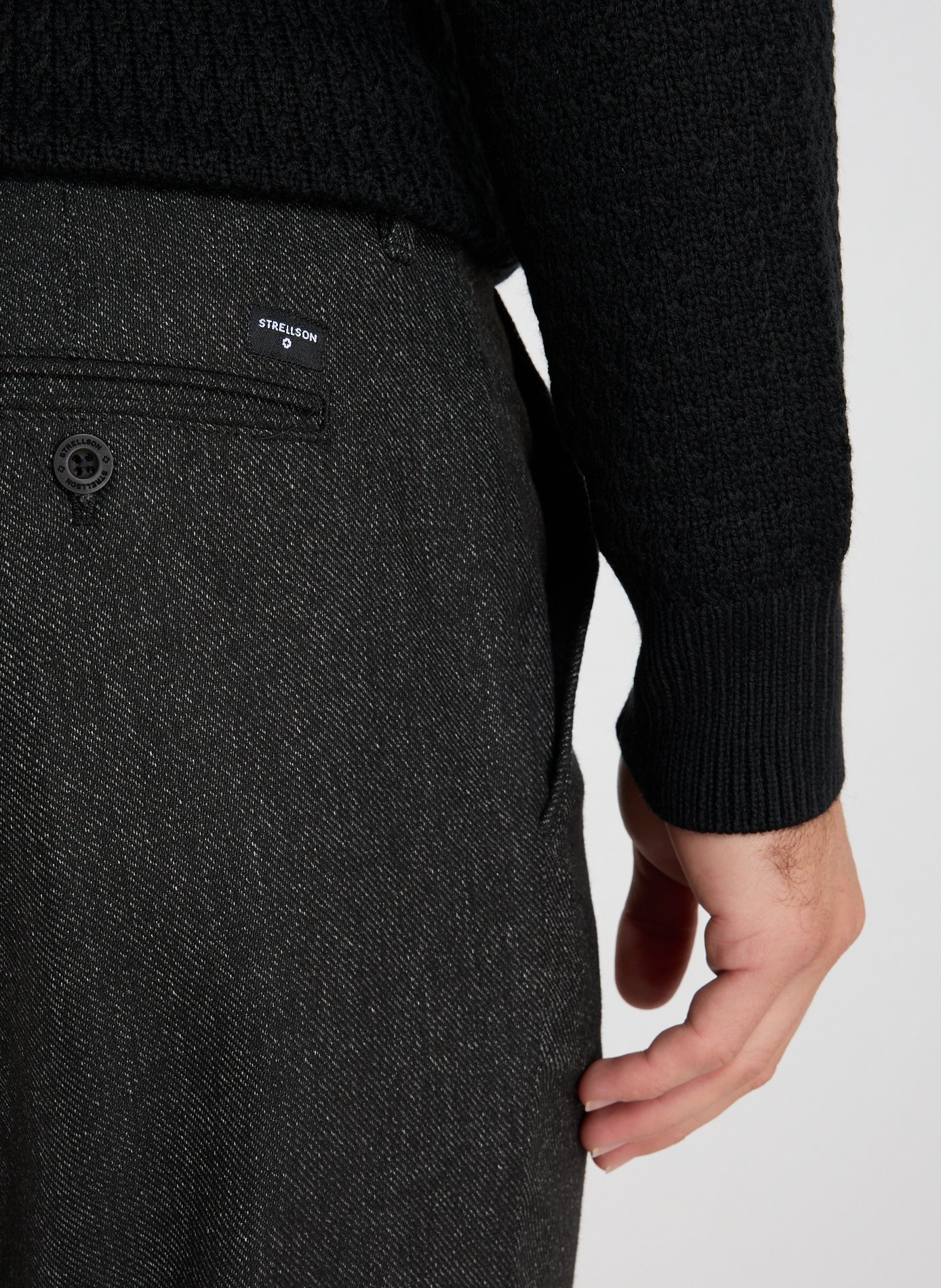 Pantalon droit STRELLSON Gris