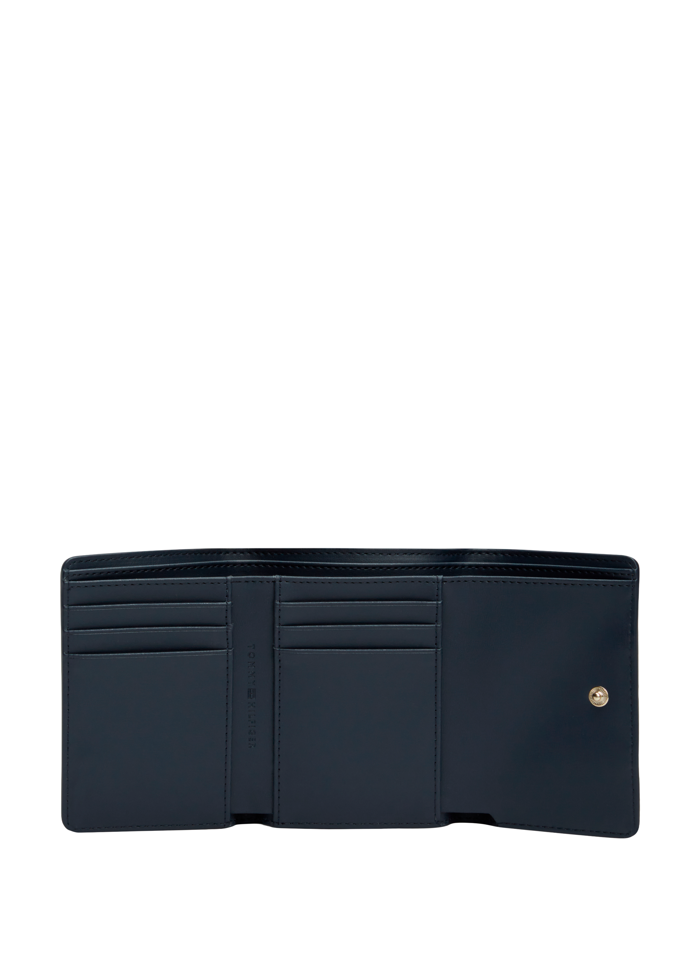 Portefeuille compact effet cuir TOMMY HILFIGER Bleu