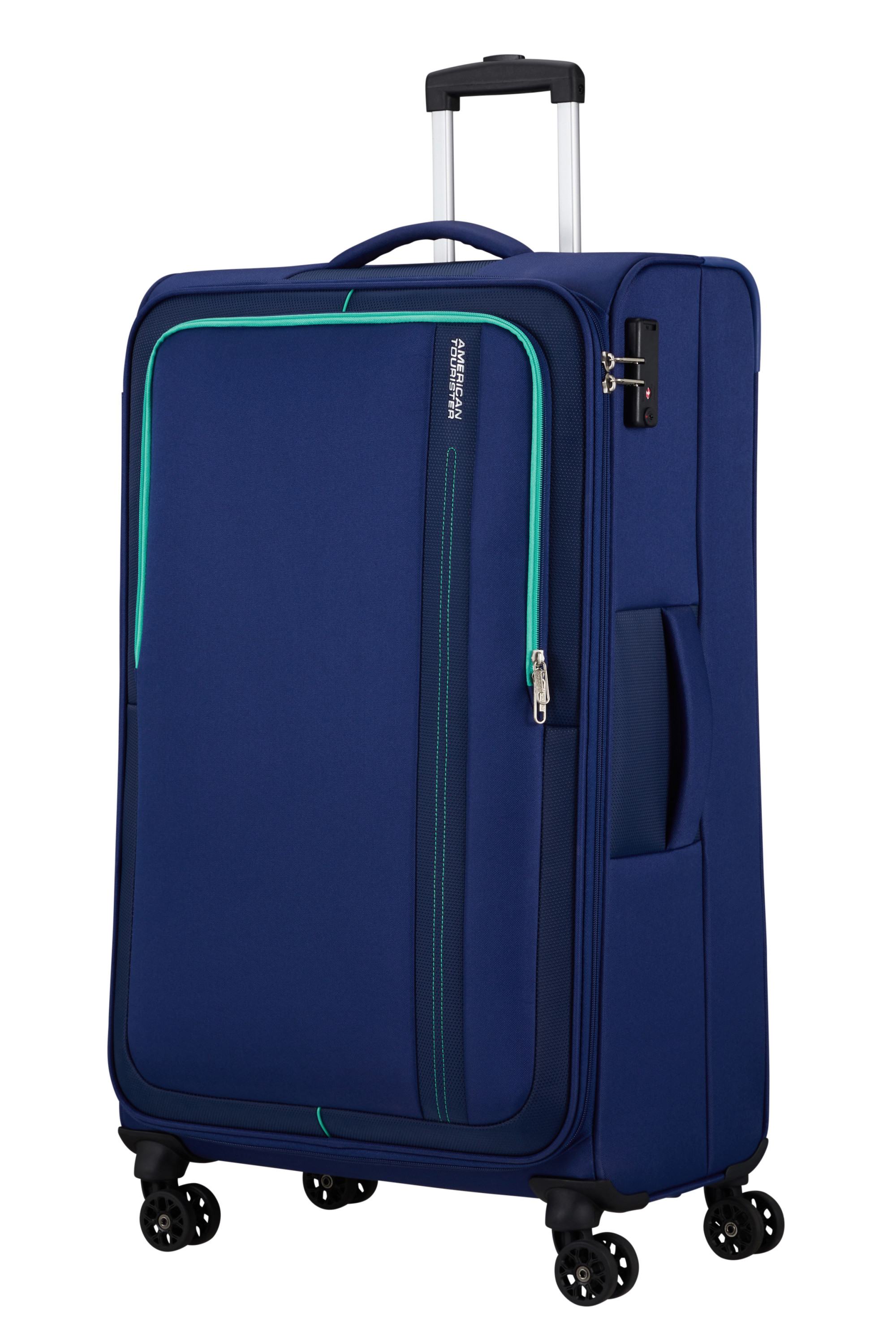 Sea seeker valise 4 roues taille l AMERICAN TOURISTER Bleu