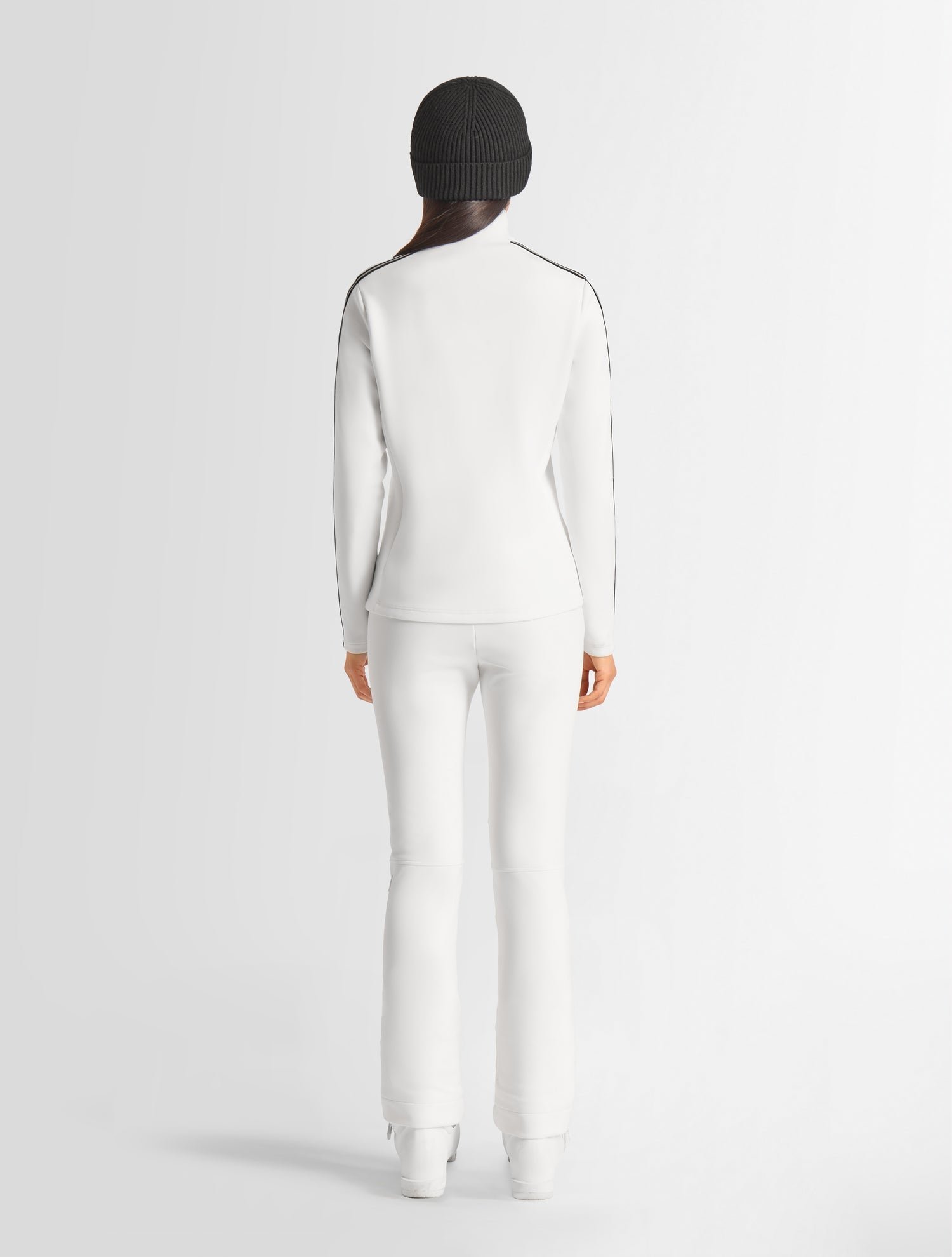 Veste technique odella col montant coupe ajustée FUSALP Blanc