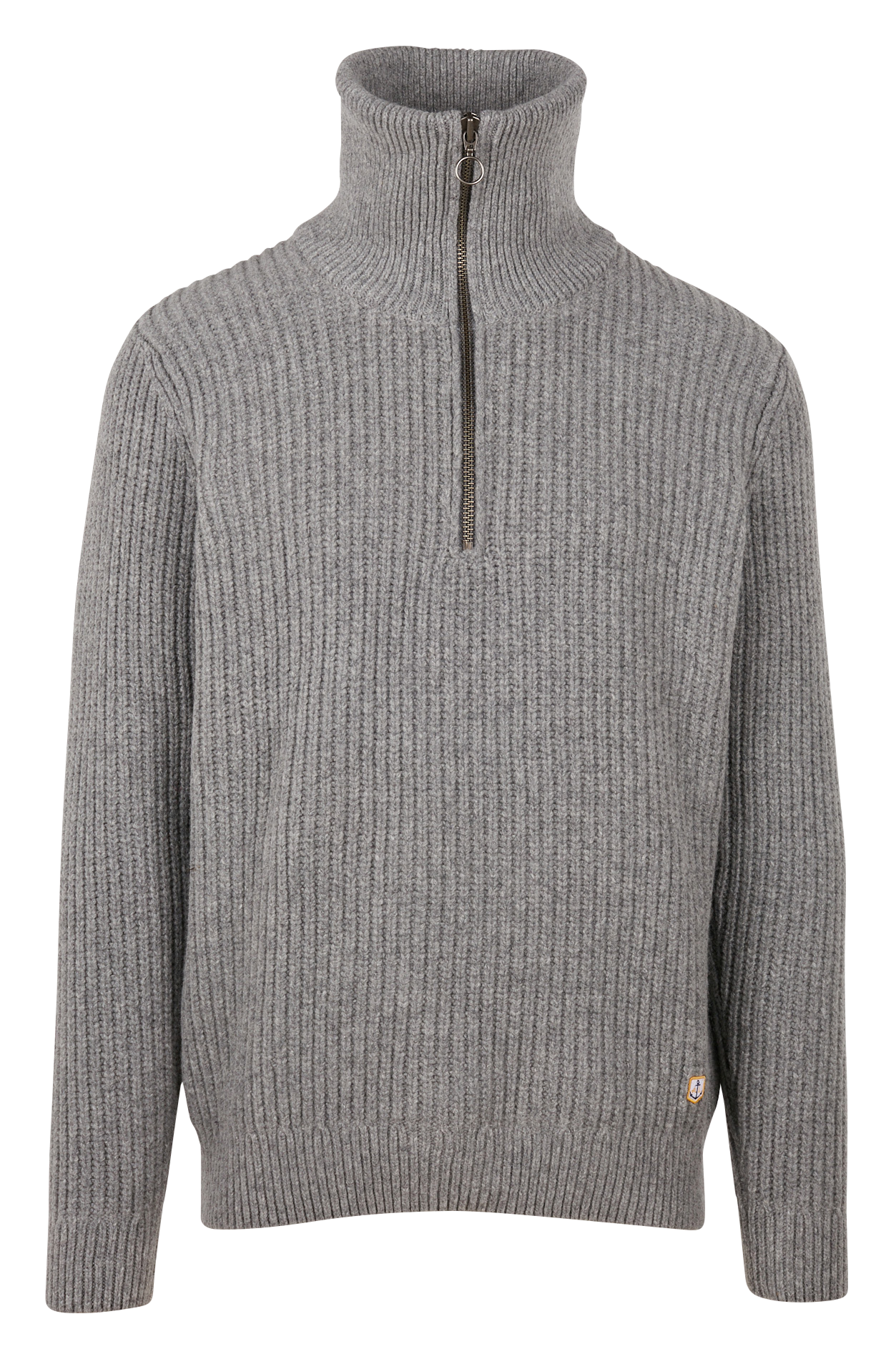 Pull col camionneur en laine mélangée heritage ARMOR-LUX Gris