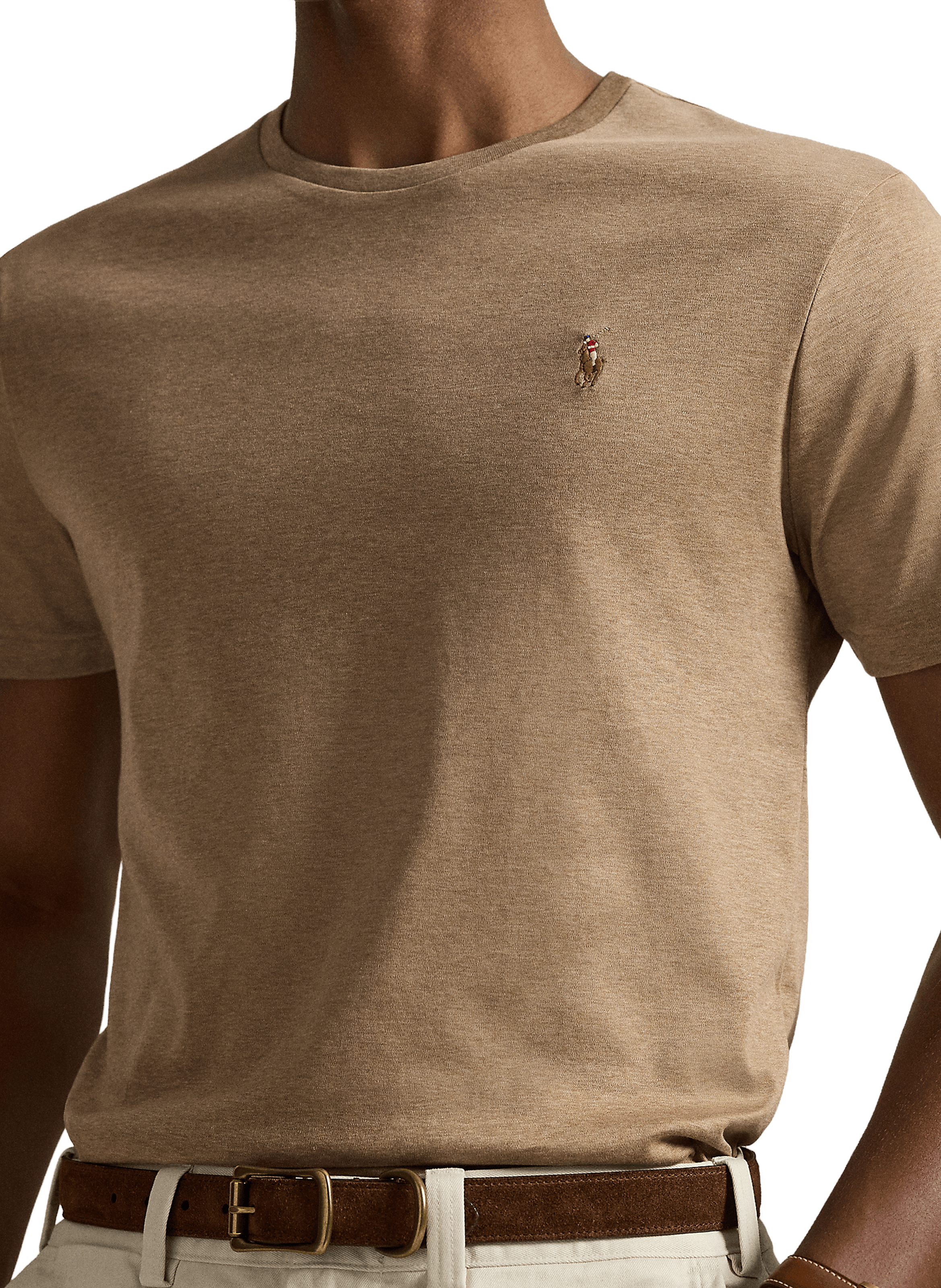 Classic Cotton T-Shirt POLO RALPH LAUREN Beige