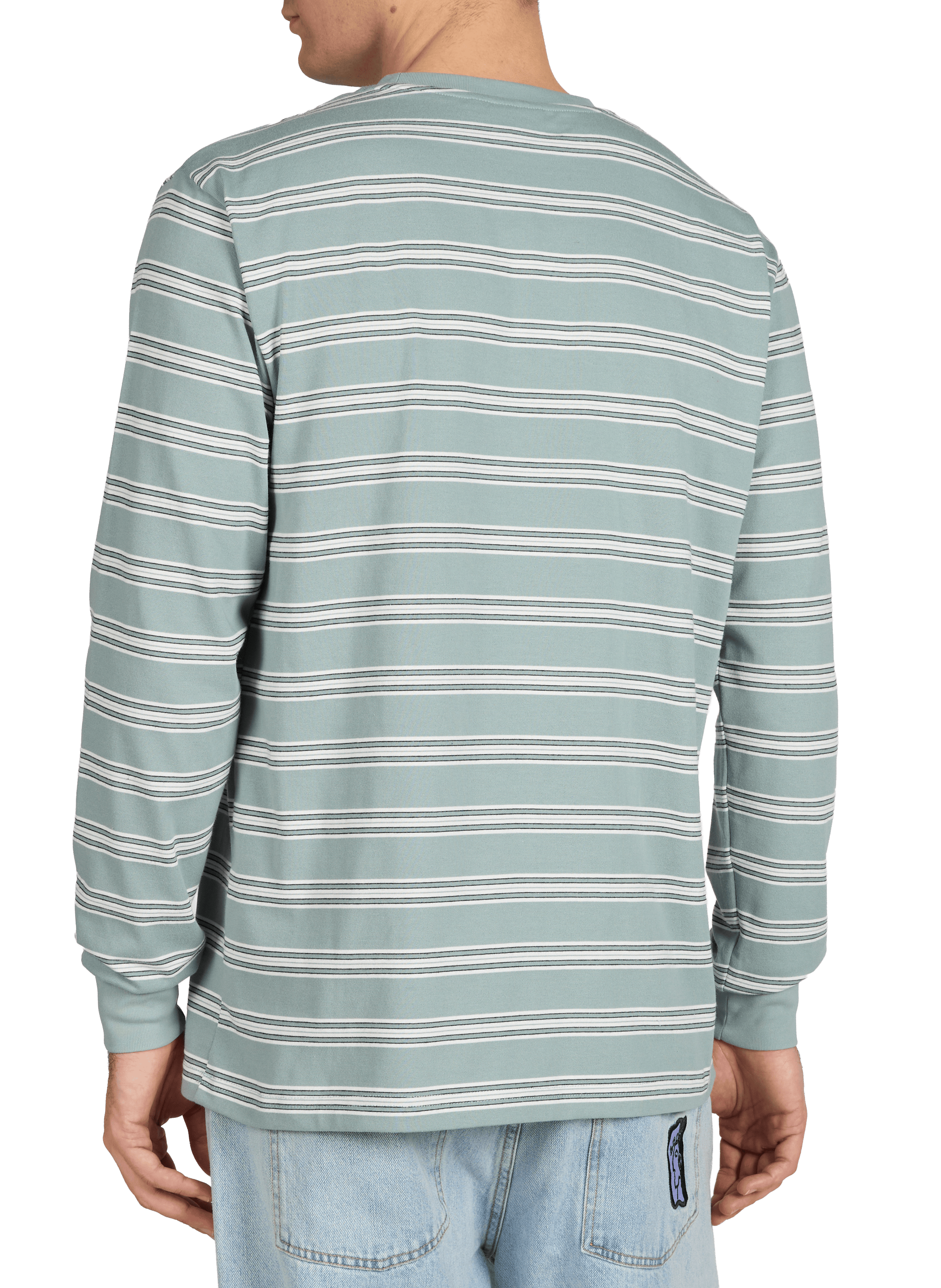 T-shirt manches longues à rayures HELAS CAPS Bleu