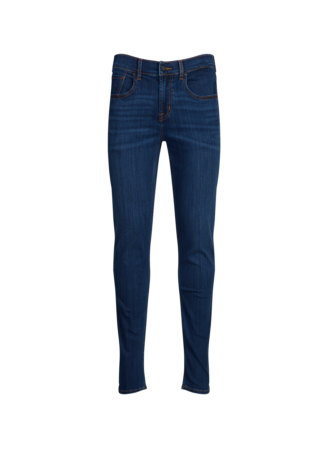 Jeans Slimmy Tappered en coton mélangé 7 FOR ALL MANKIND Bleu
