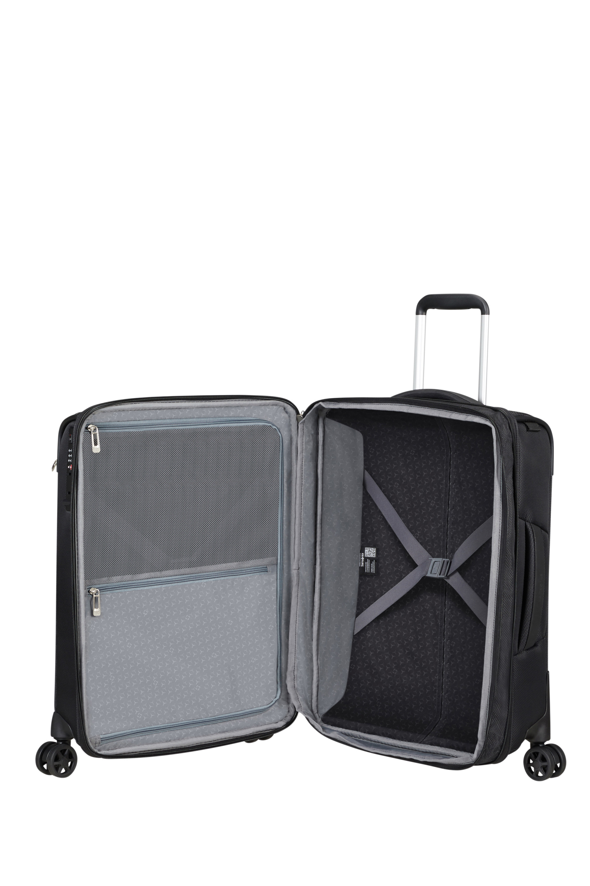 Respark valise 4 roues business case taille s SAMSONITE Noir