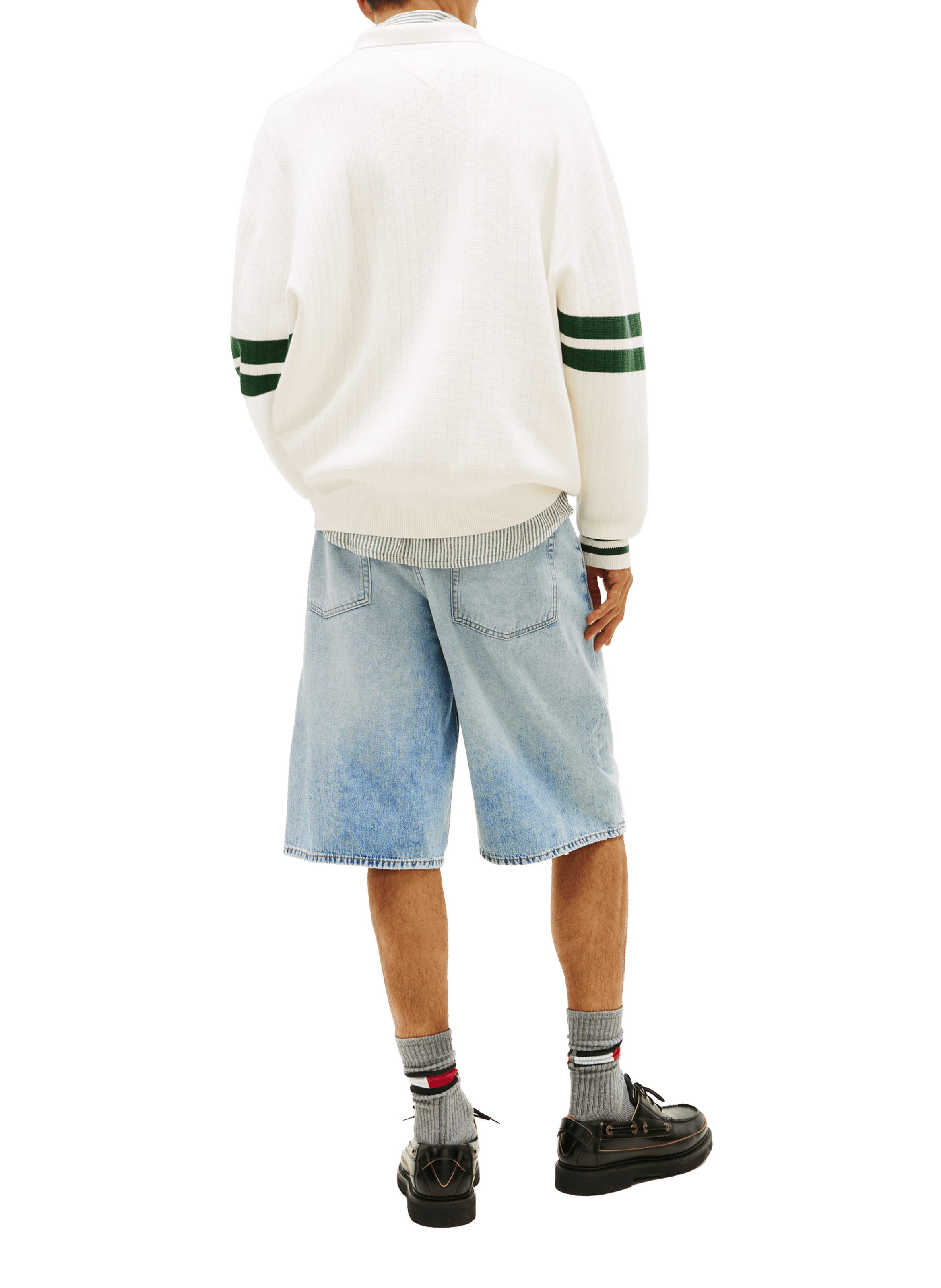 Striped cotton polo shirt TOMMY HILFIGER Beige