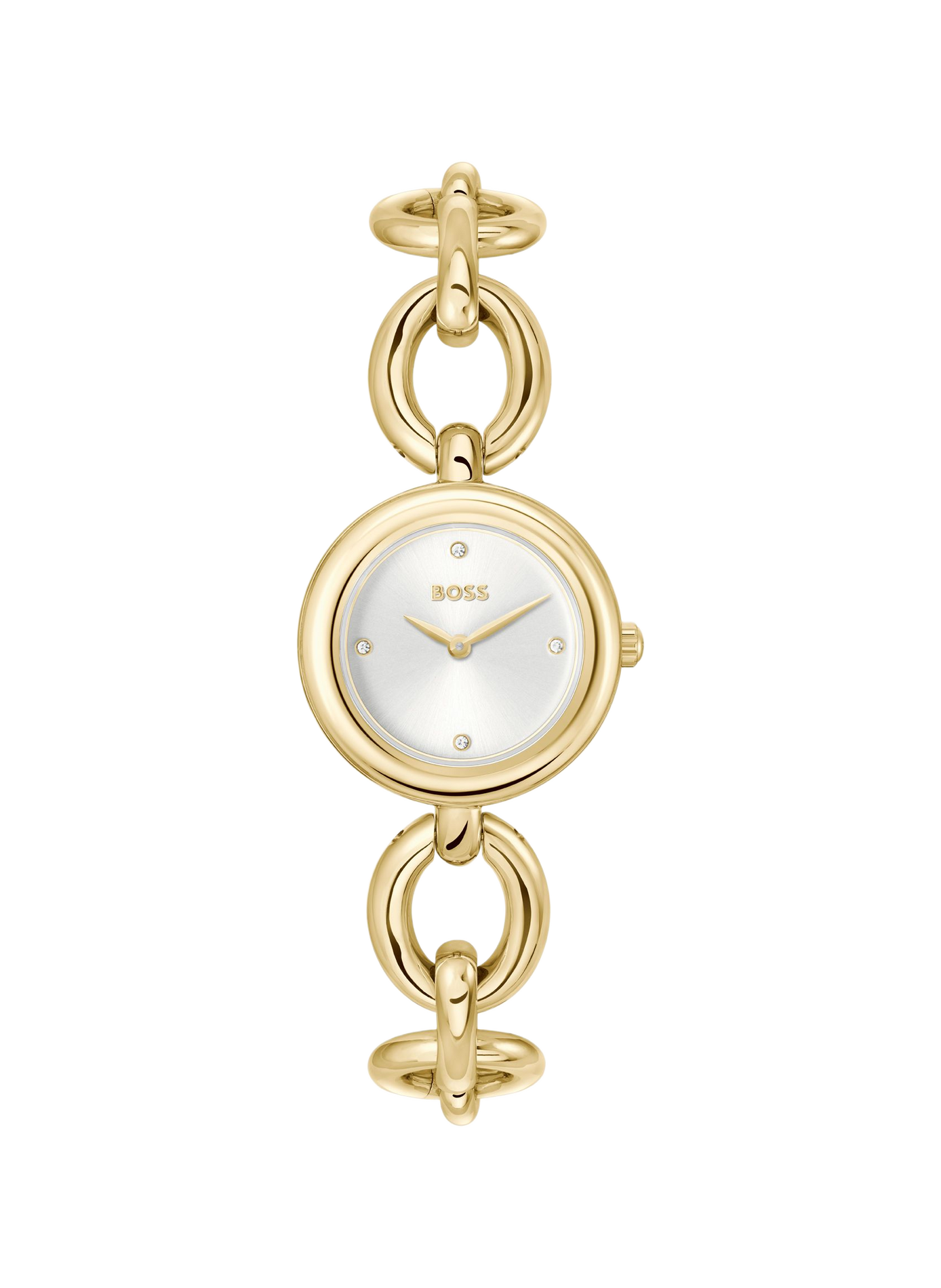 Montre quartz Live en acier inoxydable BOSS MONTRES Blanc