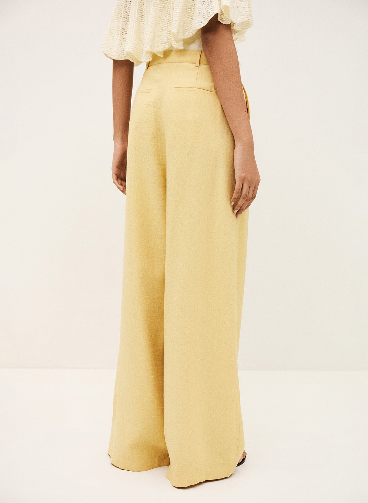 Pantalon large deana BA&SH Beige