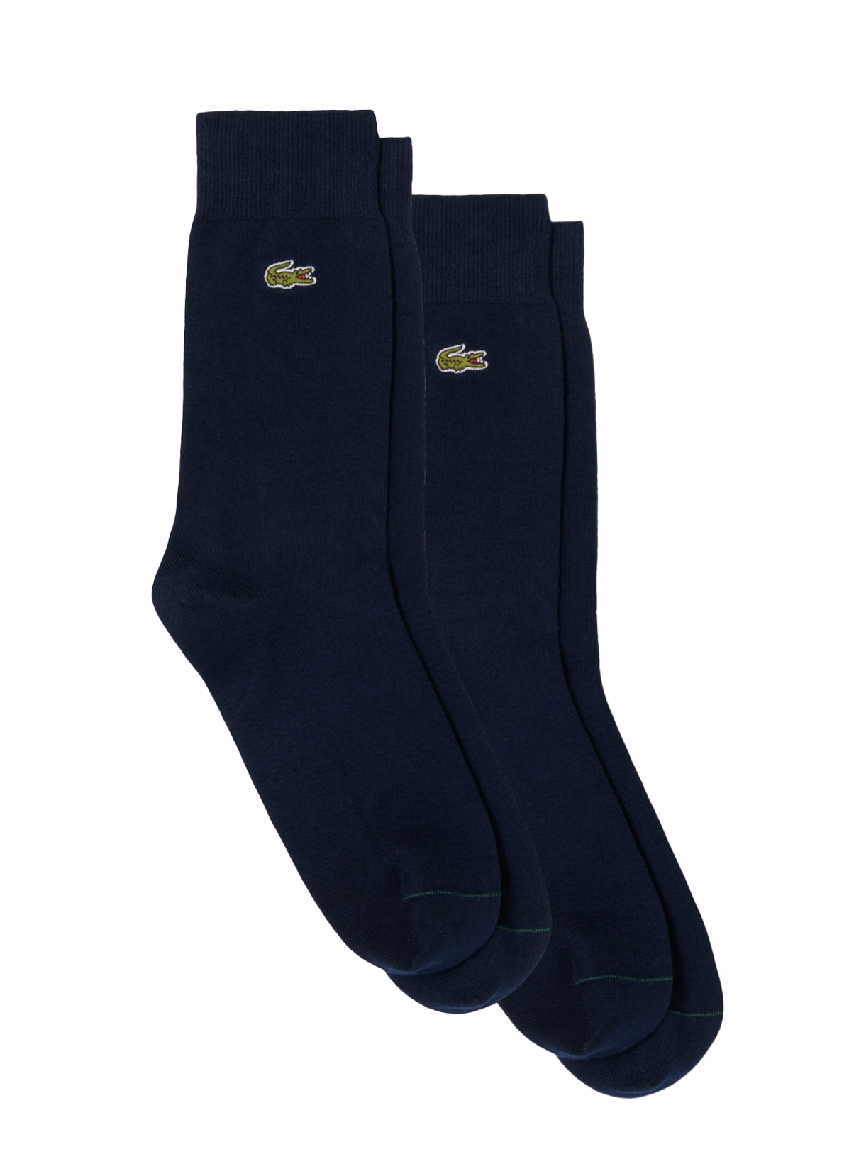 Lot de 2 paires de chaussettes en coton mélangé LACOSTE Bleu