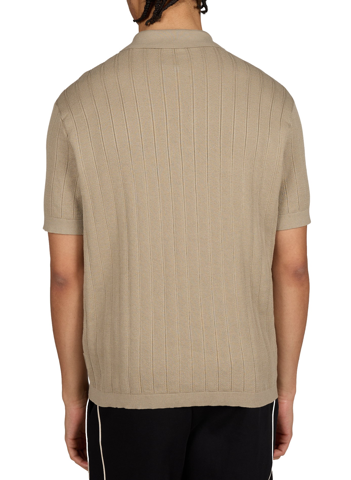 Polo manches courtes en coton ARMANI EXCHANGE Marron