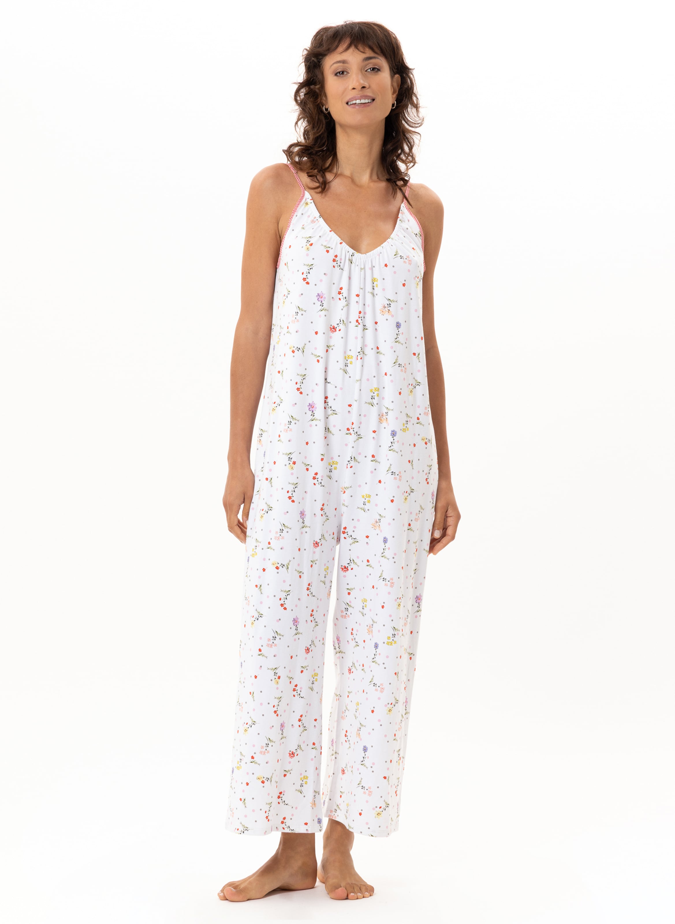 Combi pantalon en coton daisy 220 LE CHAT Multicolore