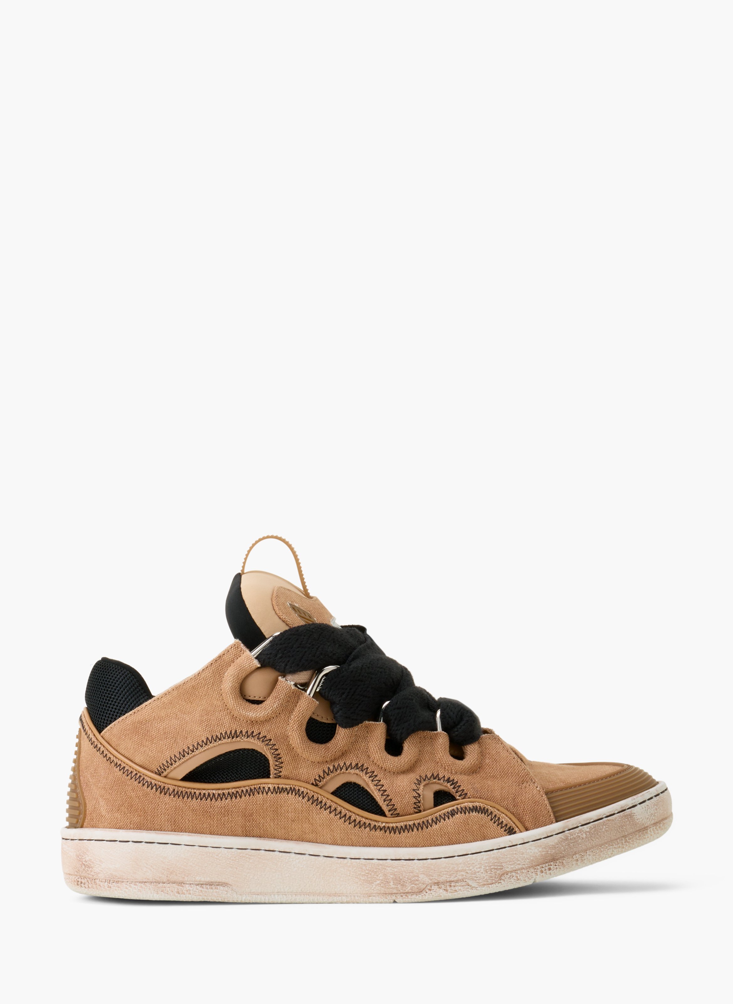 Sneakers curb en canvas LANVIN Marron