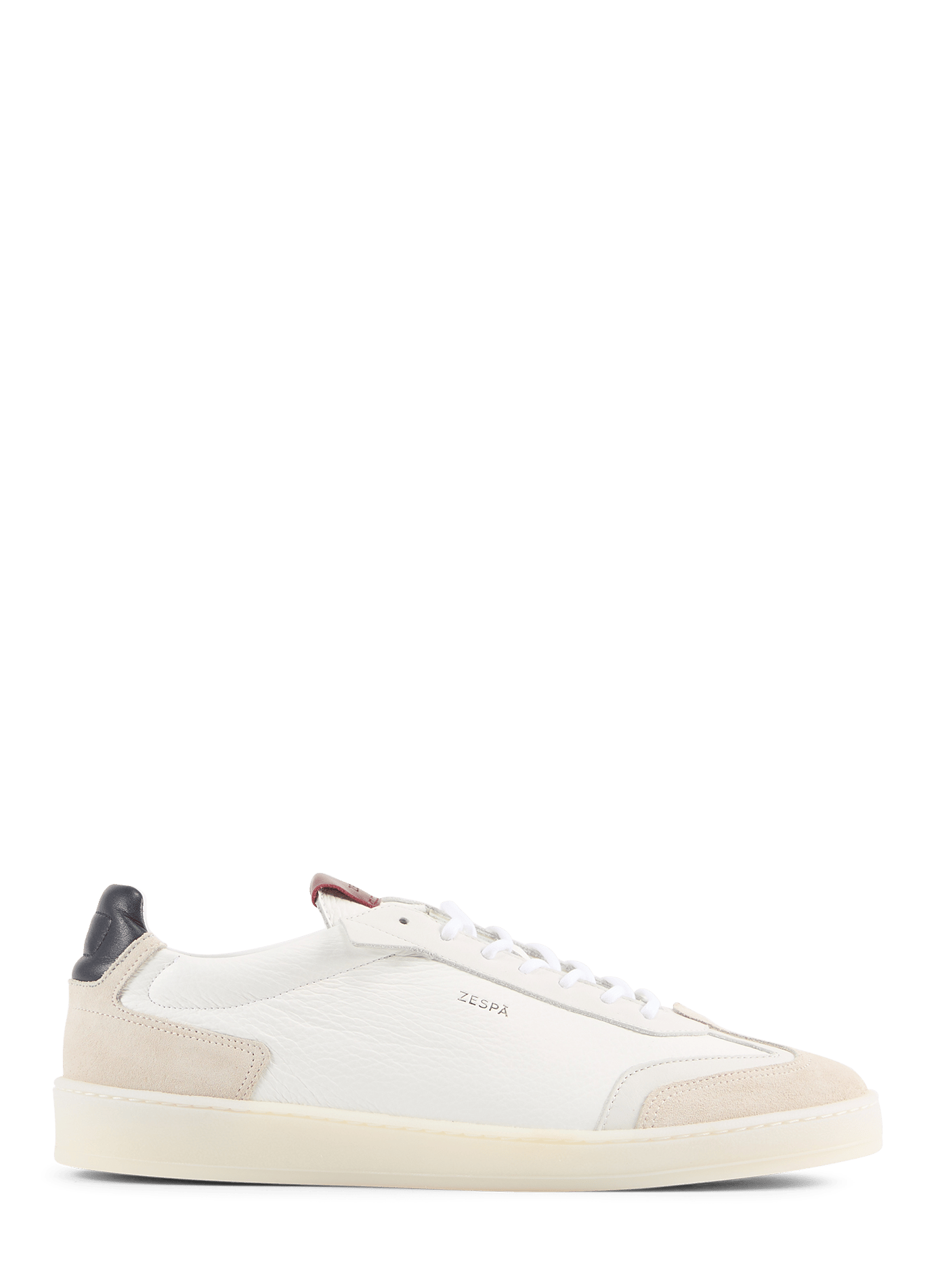 Baskets en cuir grainé ZESPA Blanc