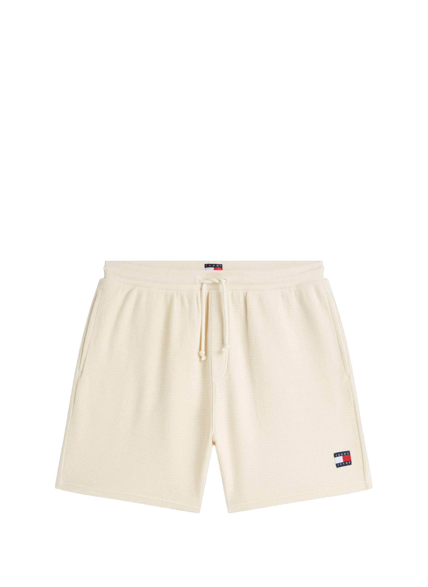 Straight cut cotton logo t-shirt TOMMY HILFIGER Beige