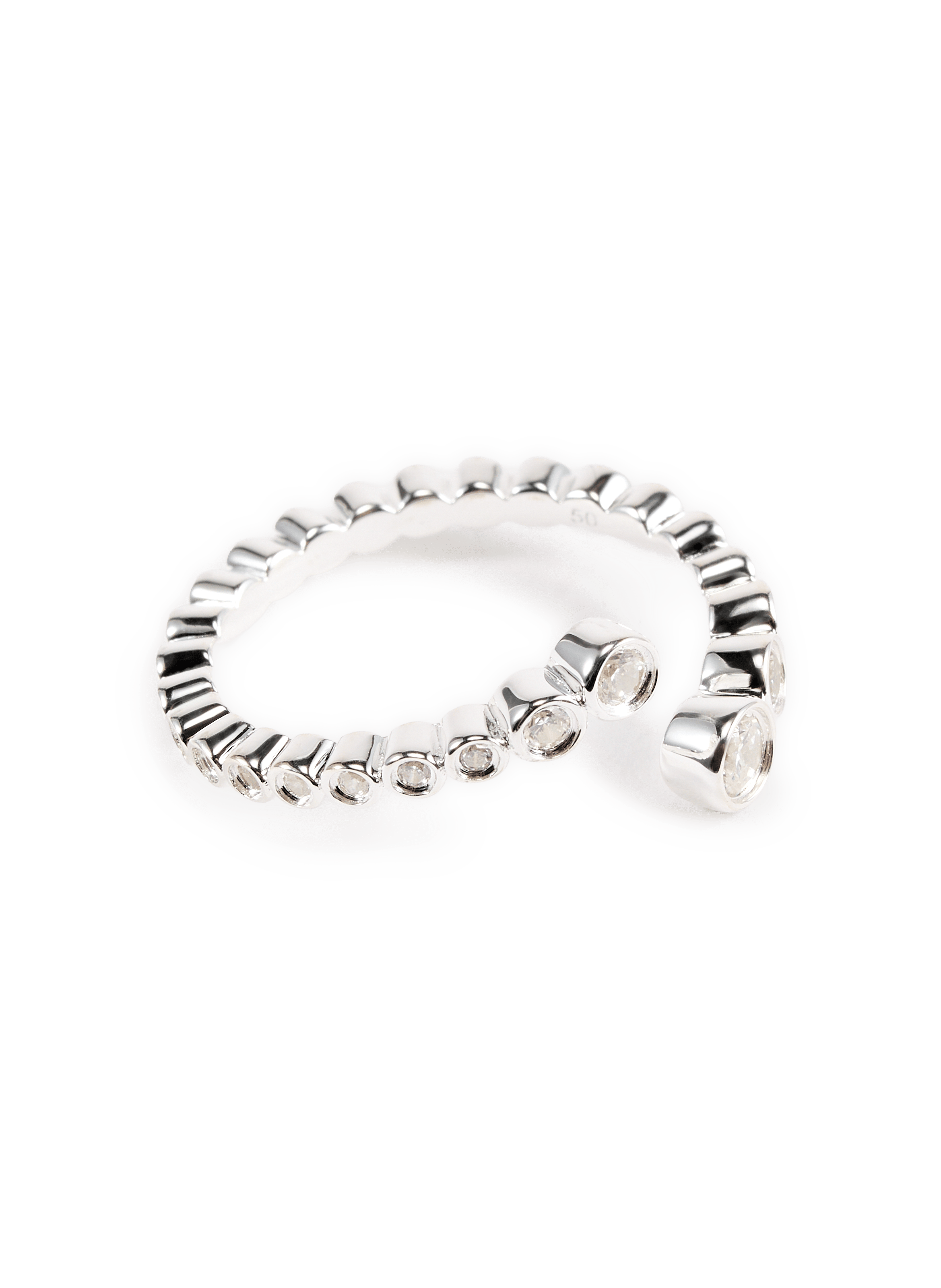 Bague ouverte Orit RAGBAG Argent