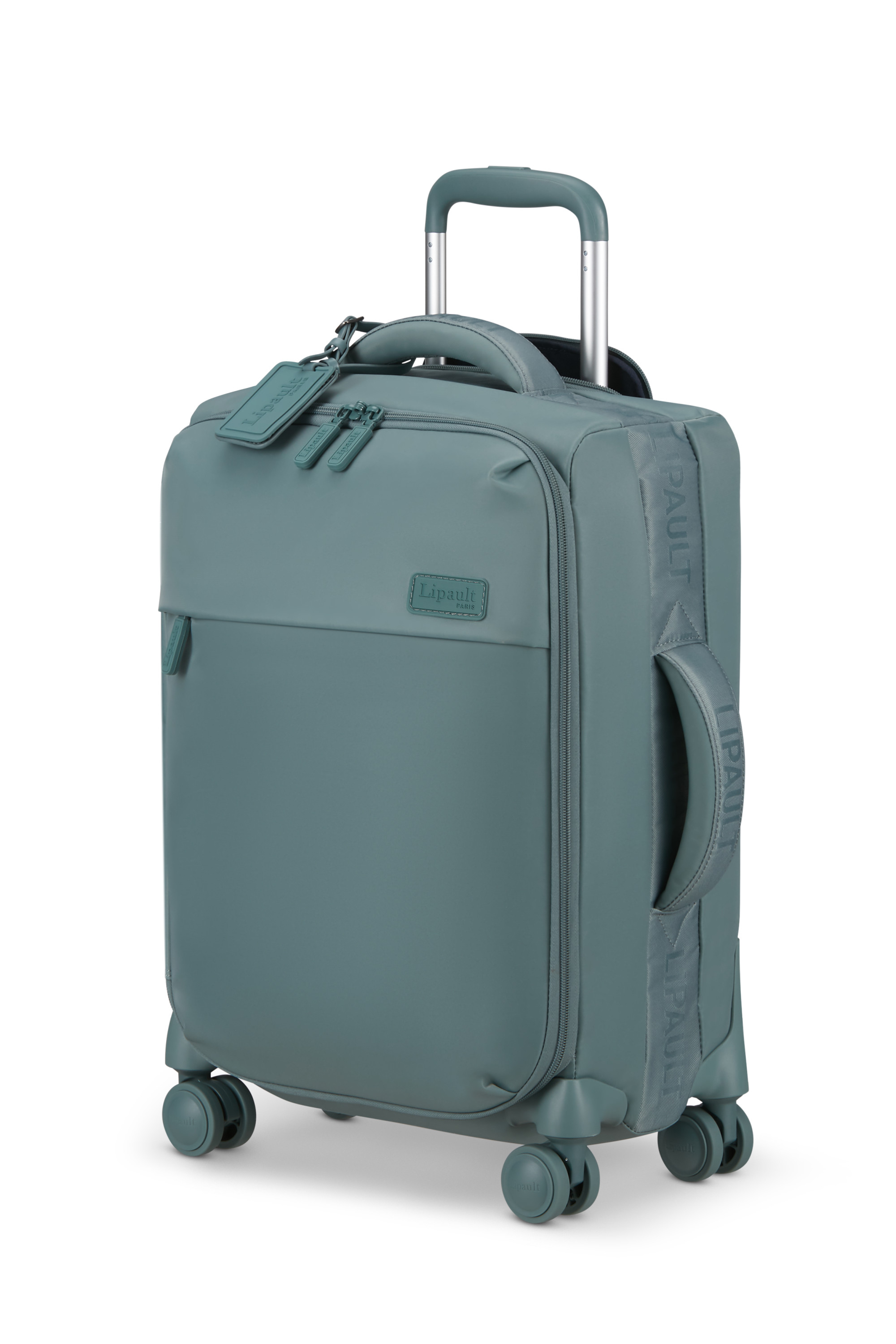 Plume valise 4 roues taille s LIPAULT PARIS Bleu
