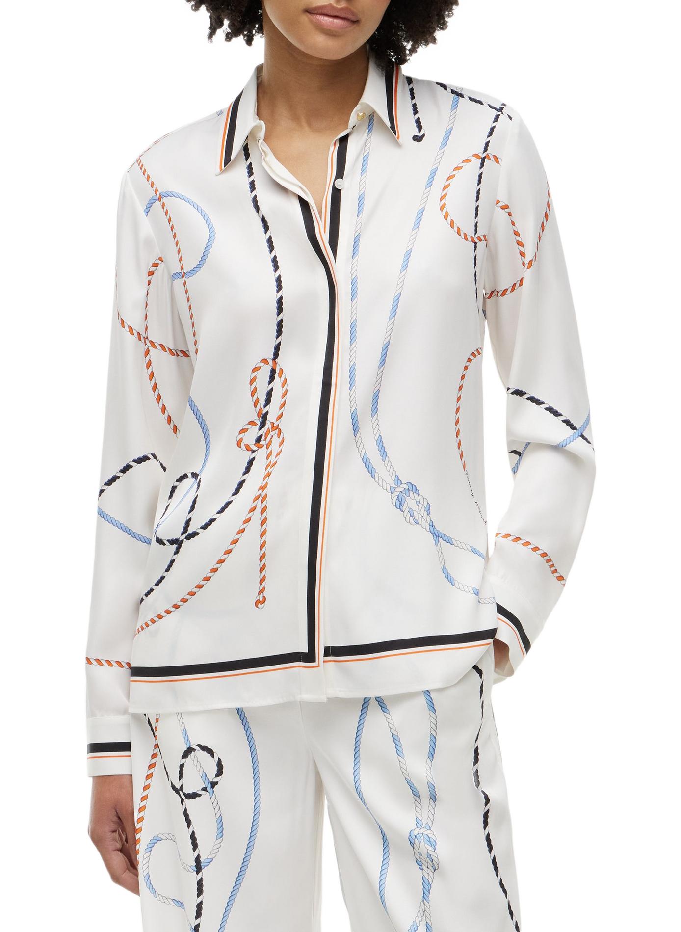Classic-collar shirt with straight cuffs  TOMMY HILFIGER Multicolour