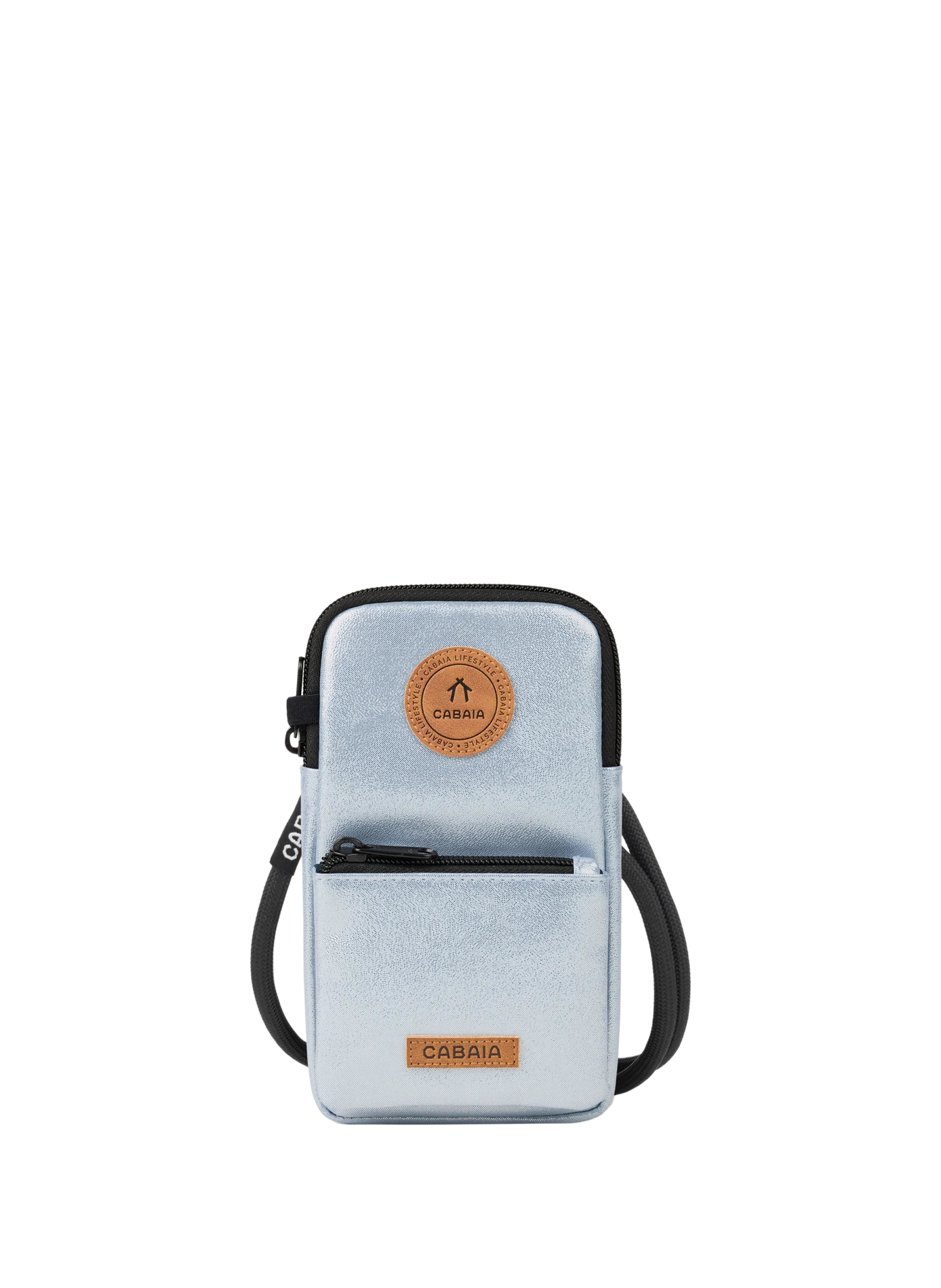 Sac de téléphone brillant CABAIA Argent