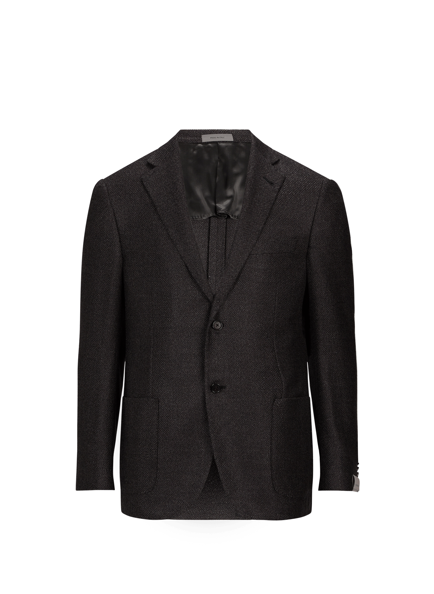 Straight wool blend blazer CORNELIANI Brown