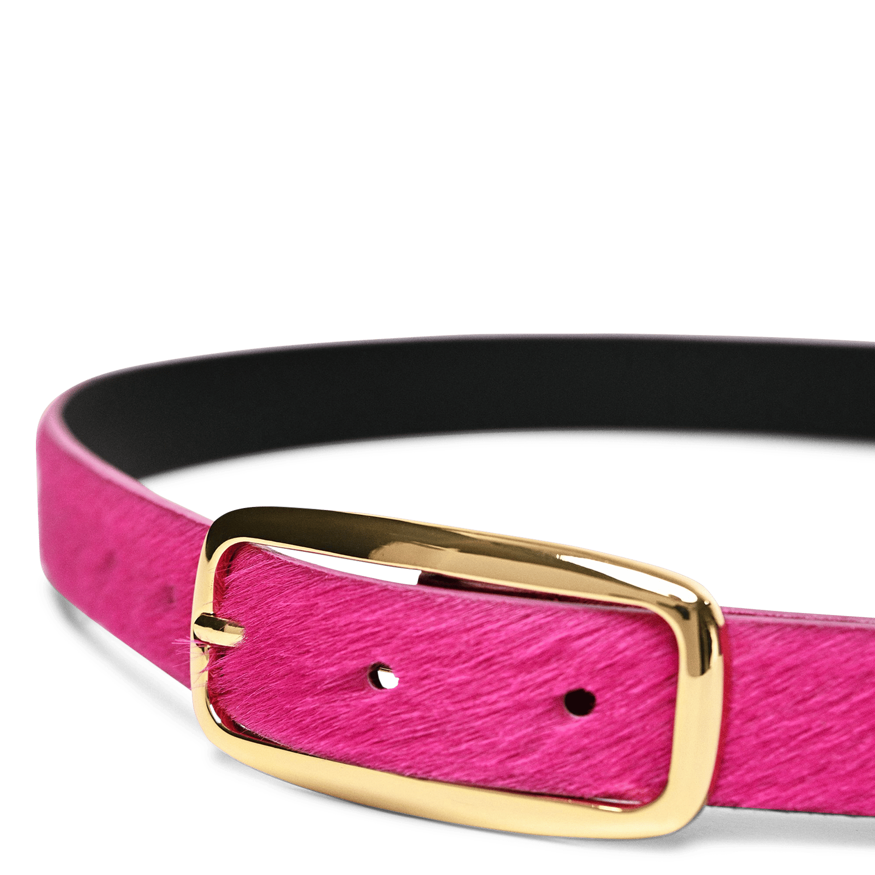 Ceinture en cuir pony klub ESSENTIEL ANTWERP Rose