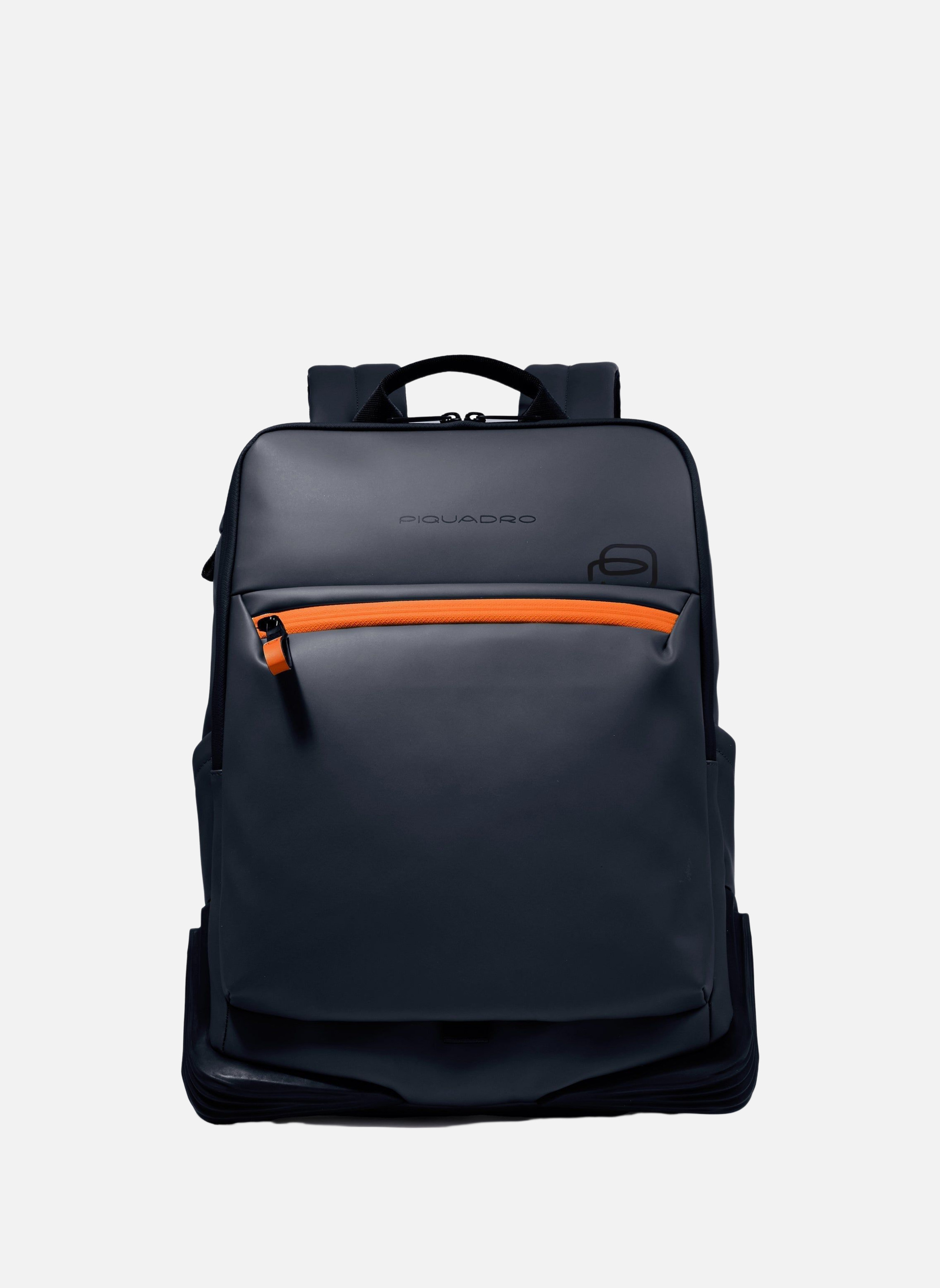 Water resistant computer 15,6" backpack PIQUADRO Blue